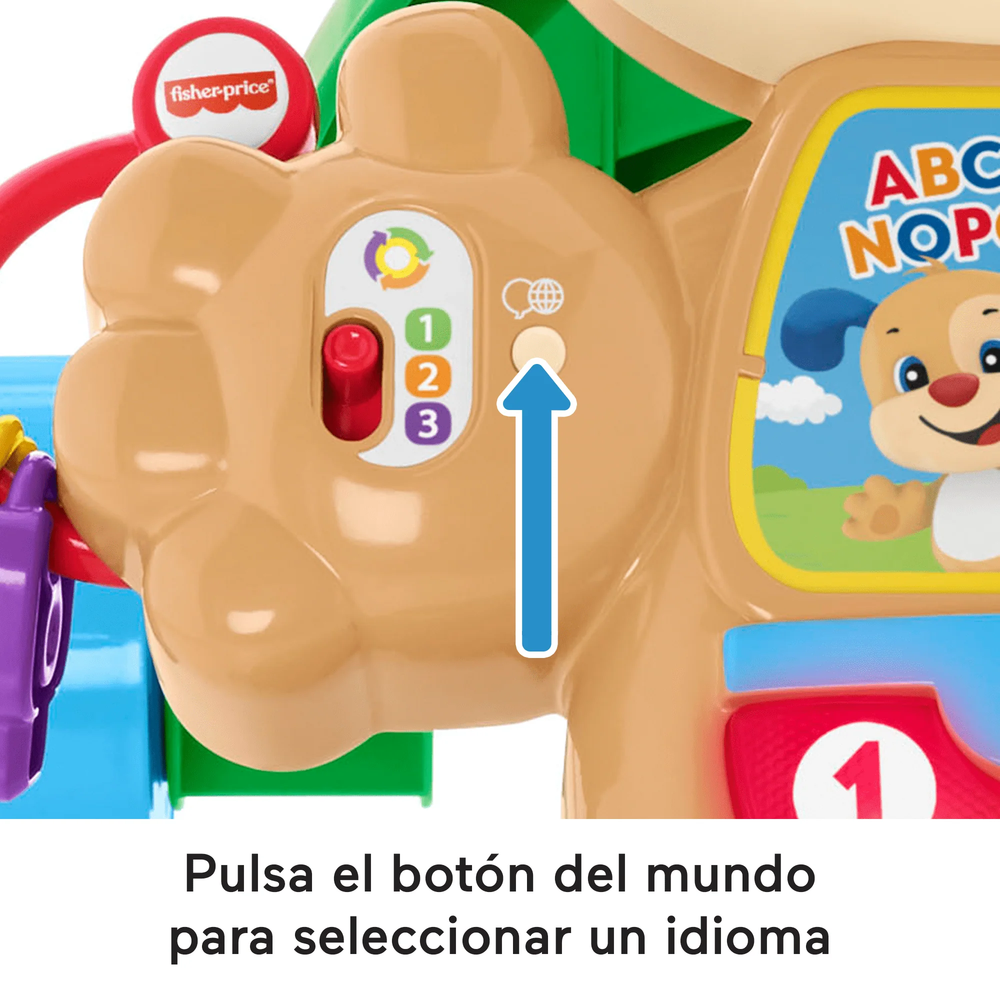 Juguete Electrónico Para Bebés Laugh & Learn De Fisher-Price, Andador Perrito Primeros Pasos De Laugh & Learn Con Smart Stages, Edición Multilingüe - Image 3