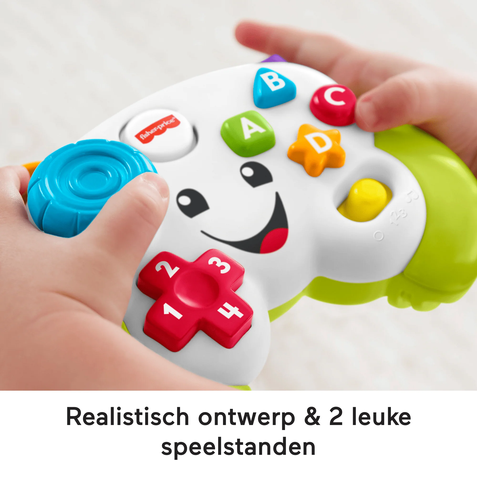 Fisher-Price Leerplezier Spelen En Leren Controller, Muzikaal Babyspeelgoed Met Lichtjes, Meertalige Versie - Image 4