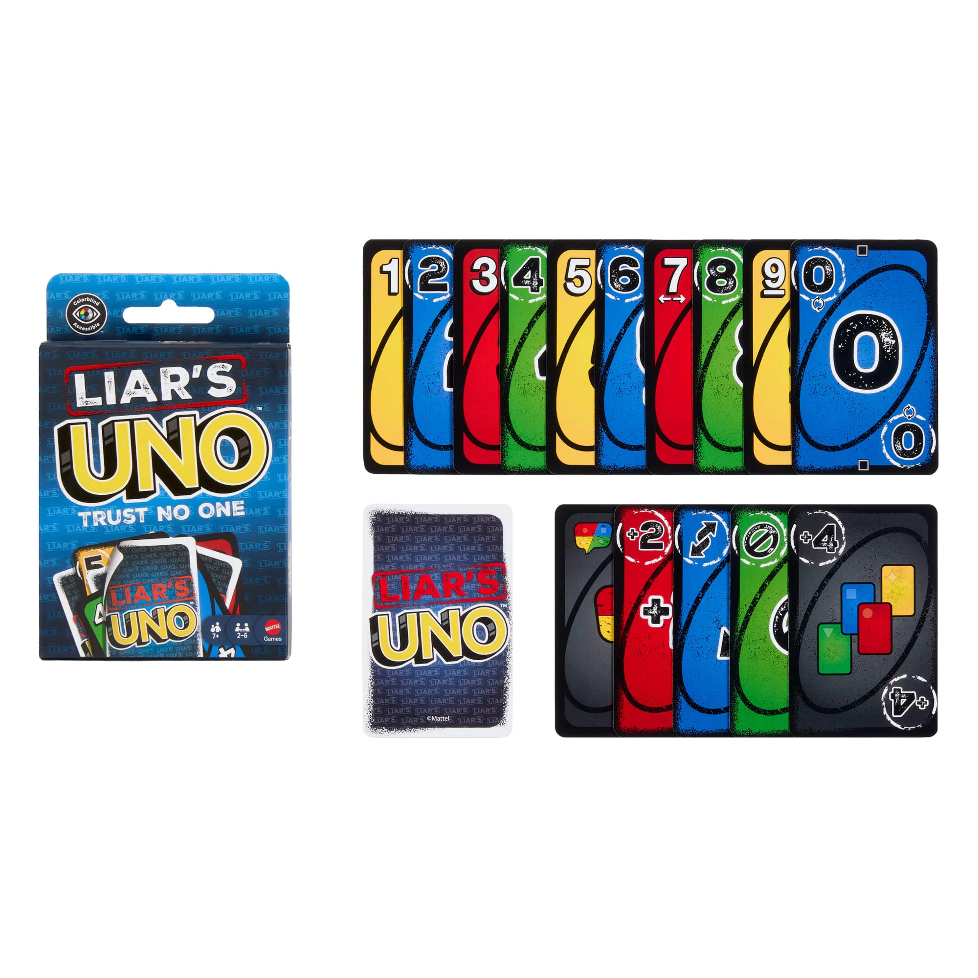 LiarS UNO Kartenspiel Für Erwachsene, Kinder, Familien, Partys Und Spieleabende, Tricks Und Bluffs