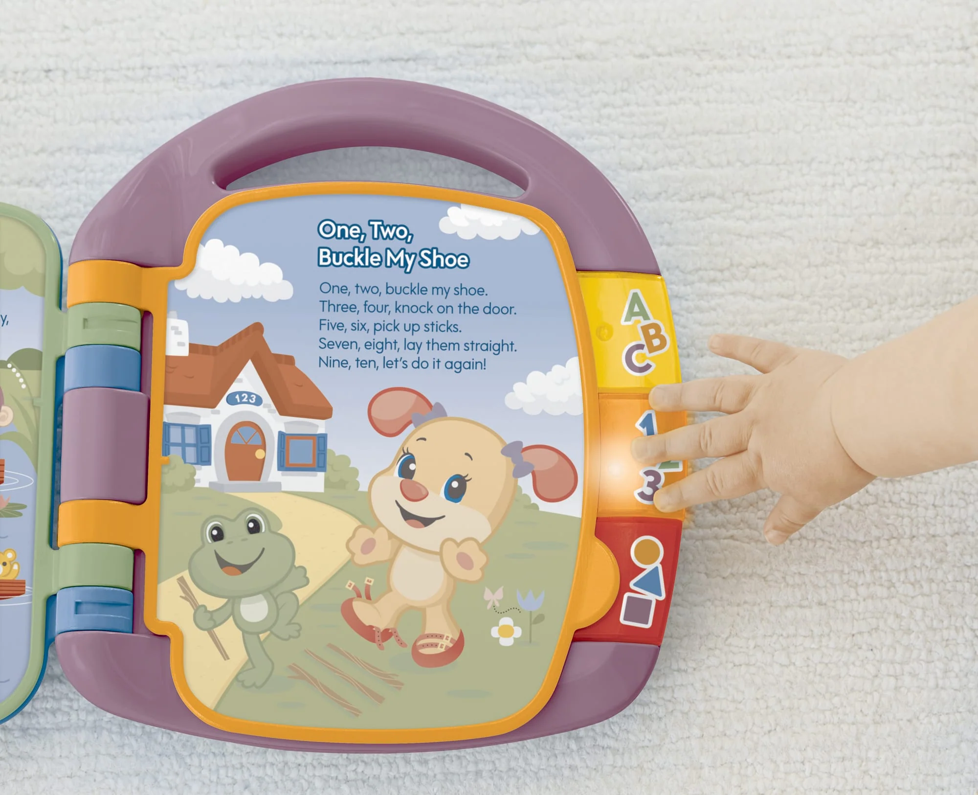 Fisher-Price Libro Interactivo De Aprendizaje En Portugués, Juguetes Bebés +6 Meses (Mattl Fvt23) - Image 3