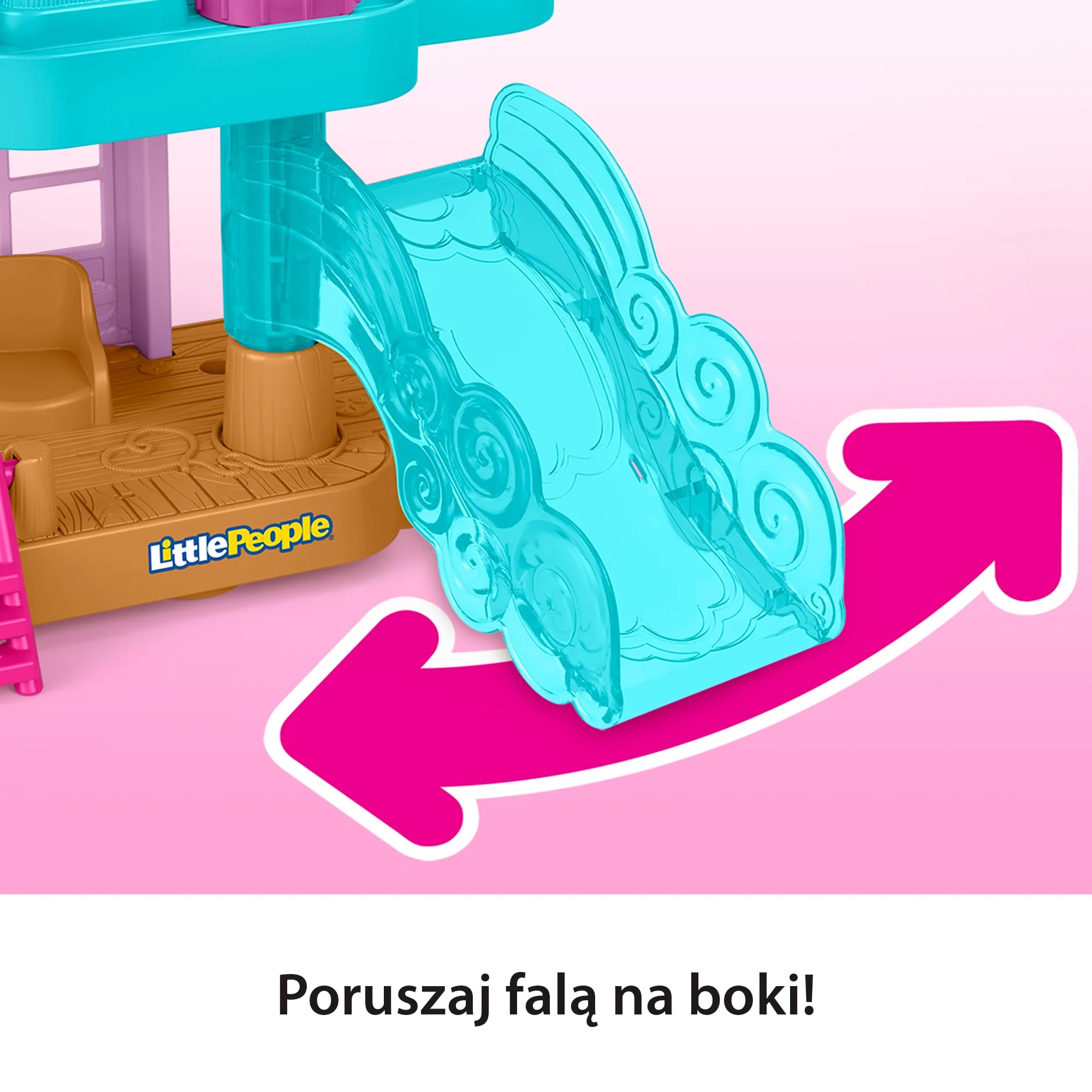 Little People Barbie Domek Malibu Zestaw, 2 figurki i akcesoria Zabawka 1,5+ - Image 3
