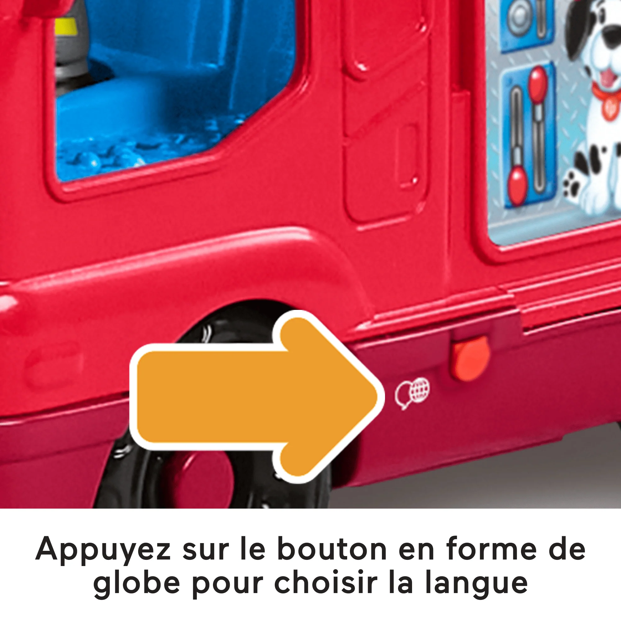 Fisher-Price-Little People-Camion De Pompiers Version Multilingue - Image 3
