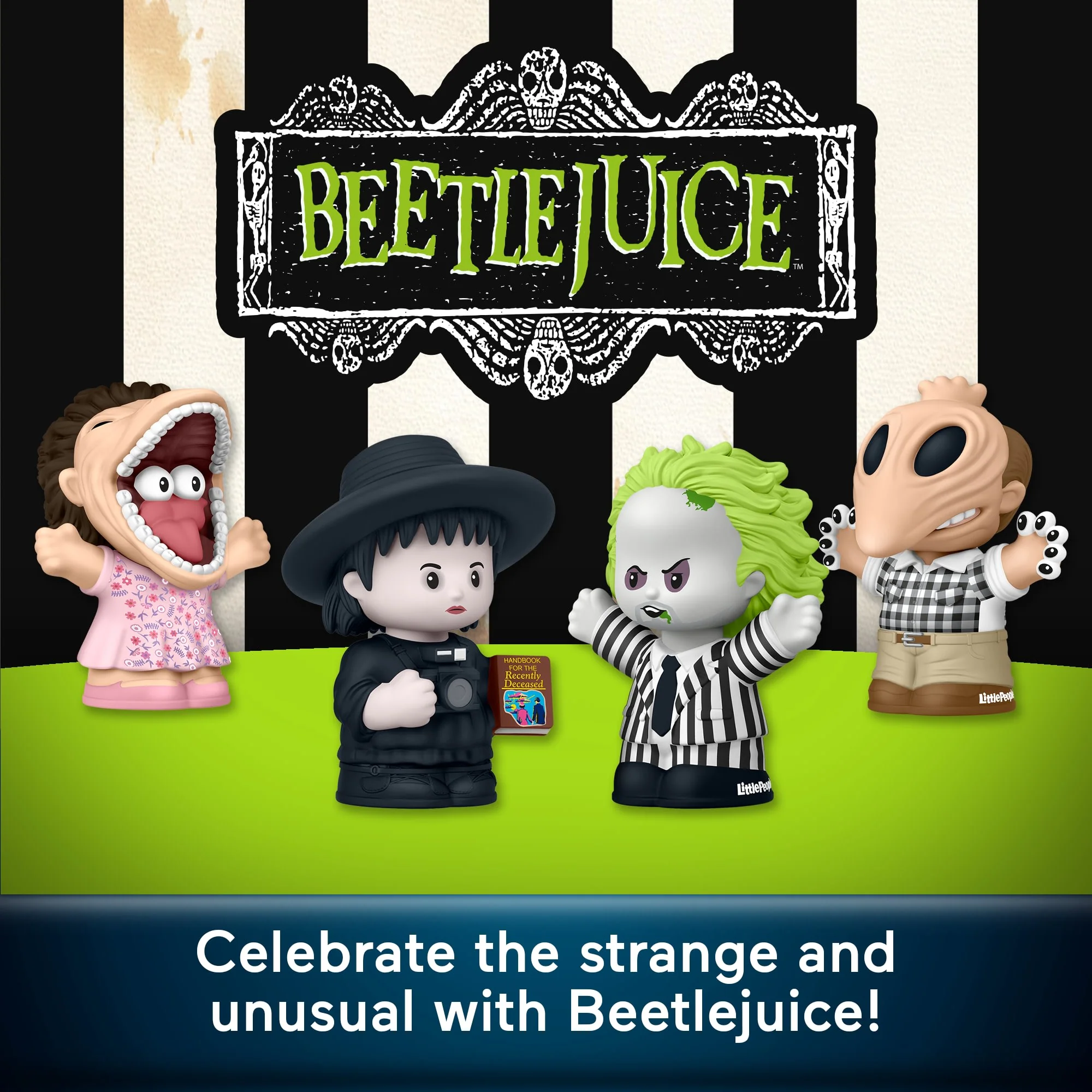 Little People Collector Beetlejuice Special Edition Set For Movie Fans, 4 Figures - Image 2