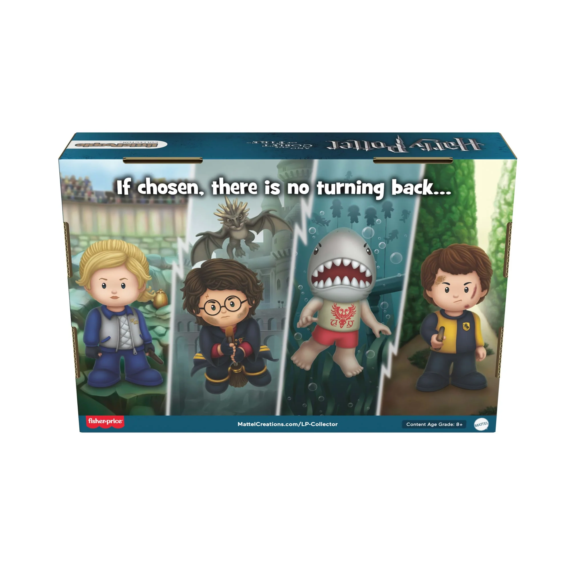 Little People Collector Harry Potter Ve Ateş Kadehi Özel Seri Seti Ve 4 Figür - Image 6