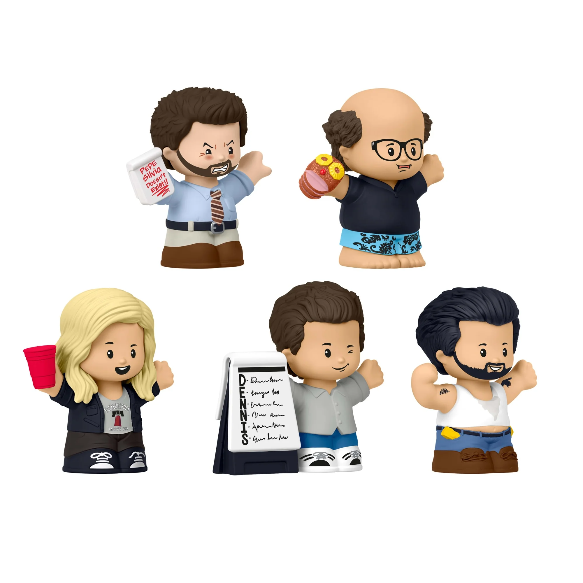 Little People Collector It's Always Sunny in Philadelphia Set Für Erwachsene Und Fans, 5 Figuren - Image 2