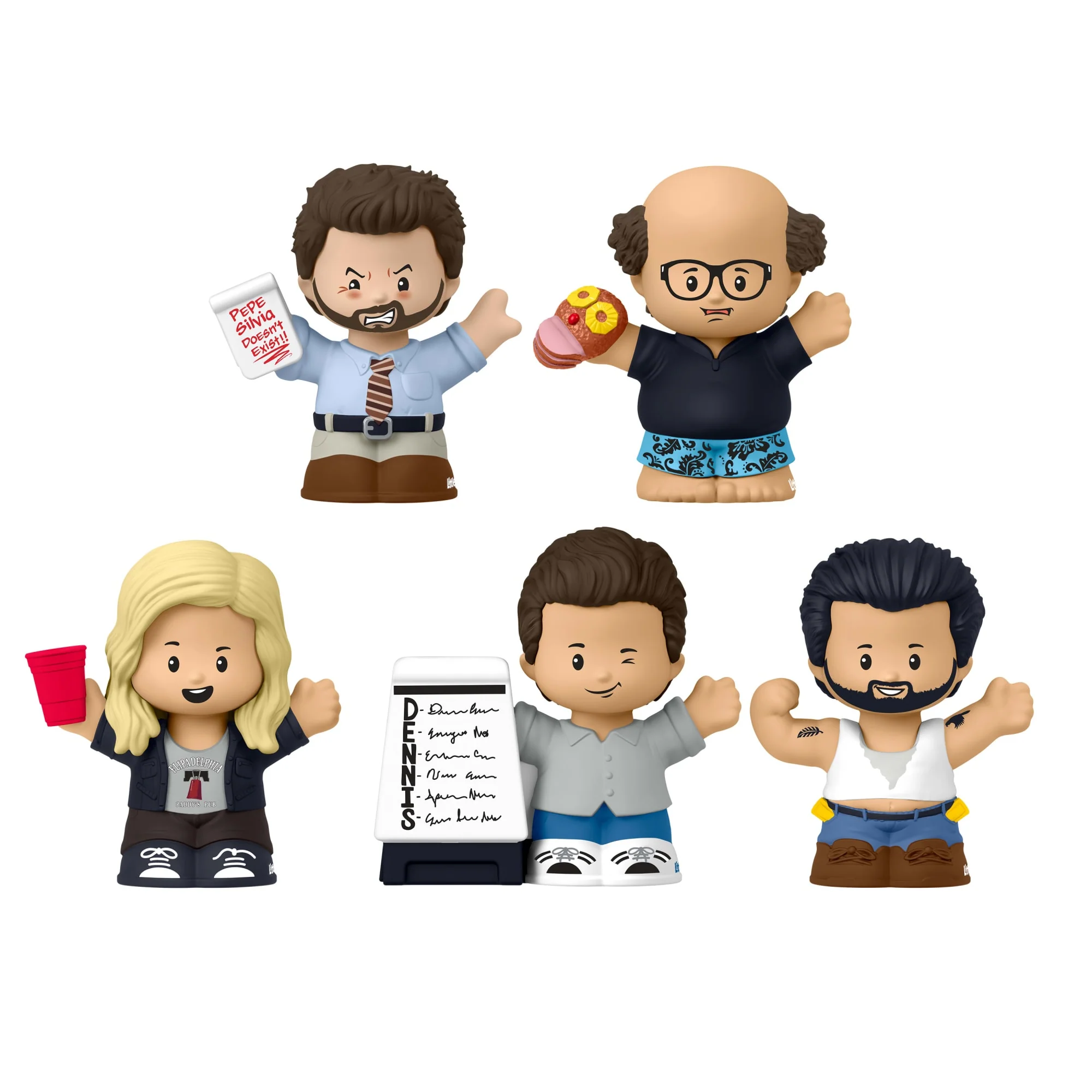 Little People Collector It's Always Sunny in Philadelphia Set Für Erwachsene Und Fans, 5 Figuren - Image 5