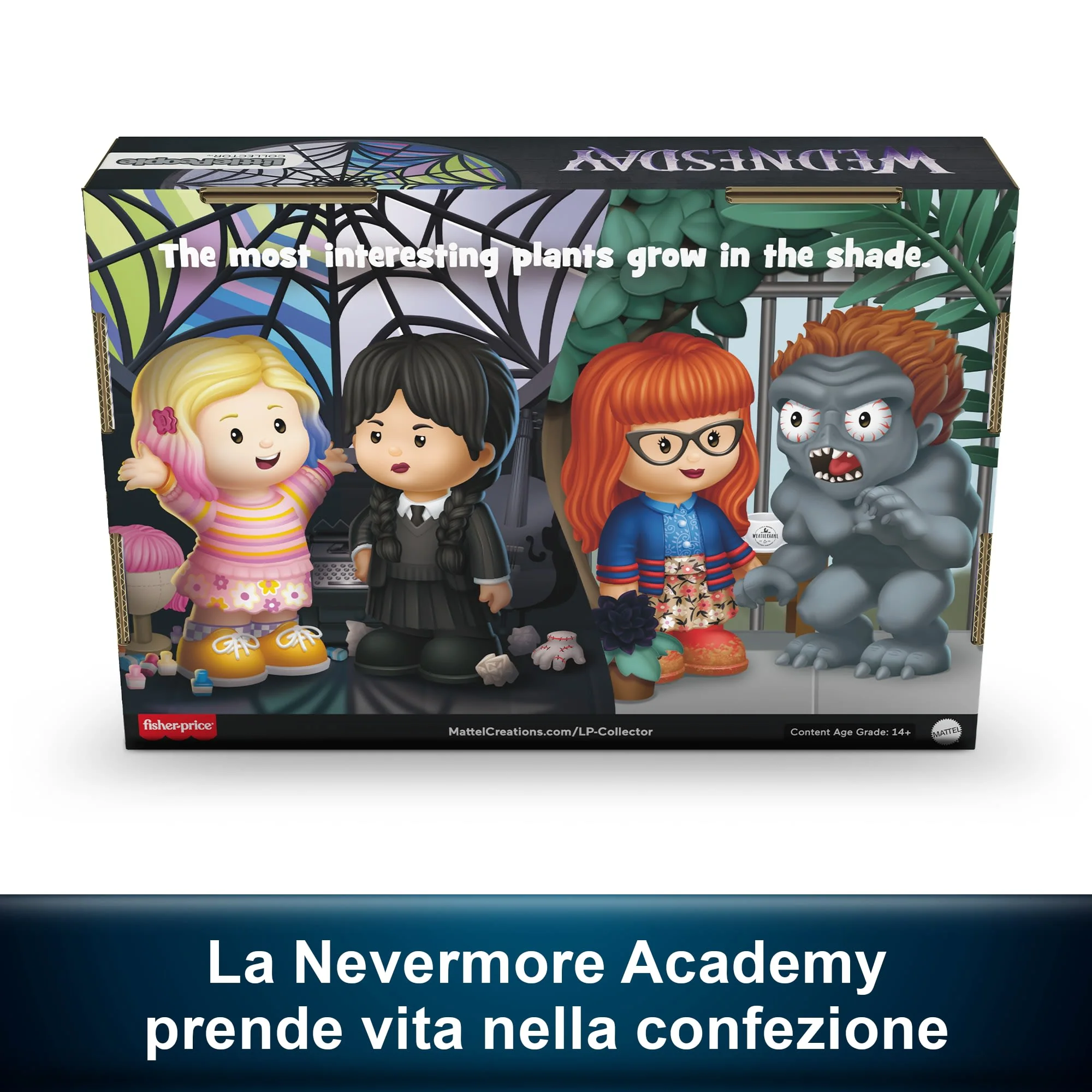 Little People Collector Mercoledì, Set In Edizione Speciale Per Adulti E Fan, 4 Personaggi - Image 4
