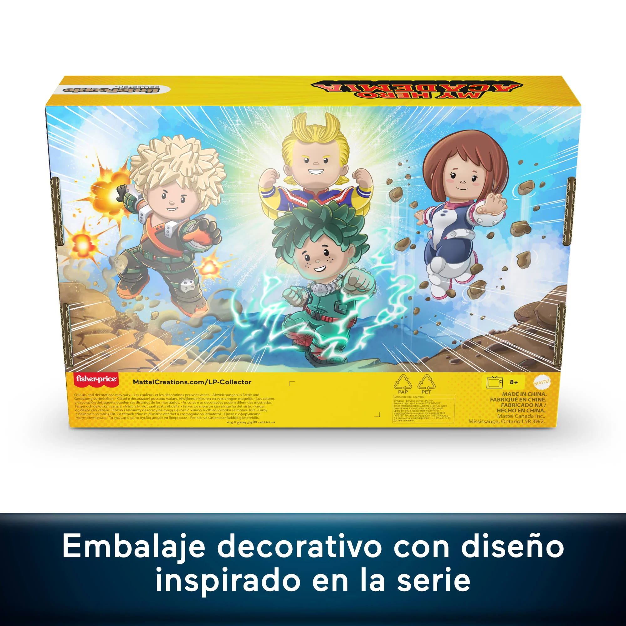 Conjunto De Edición Especial De La Serie De Anime My Hero Academia De Little People Collector, 4 Figuras - Image 4