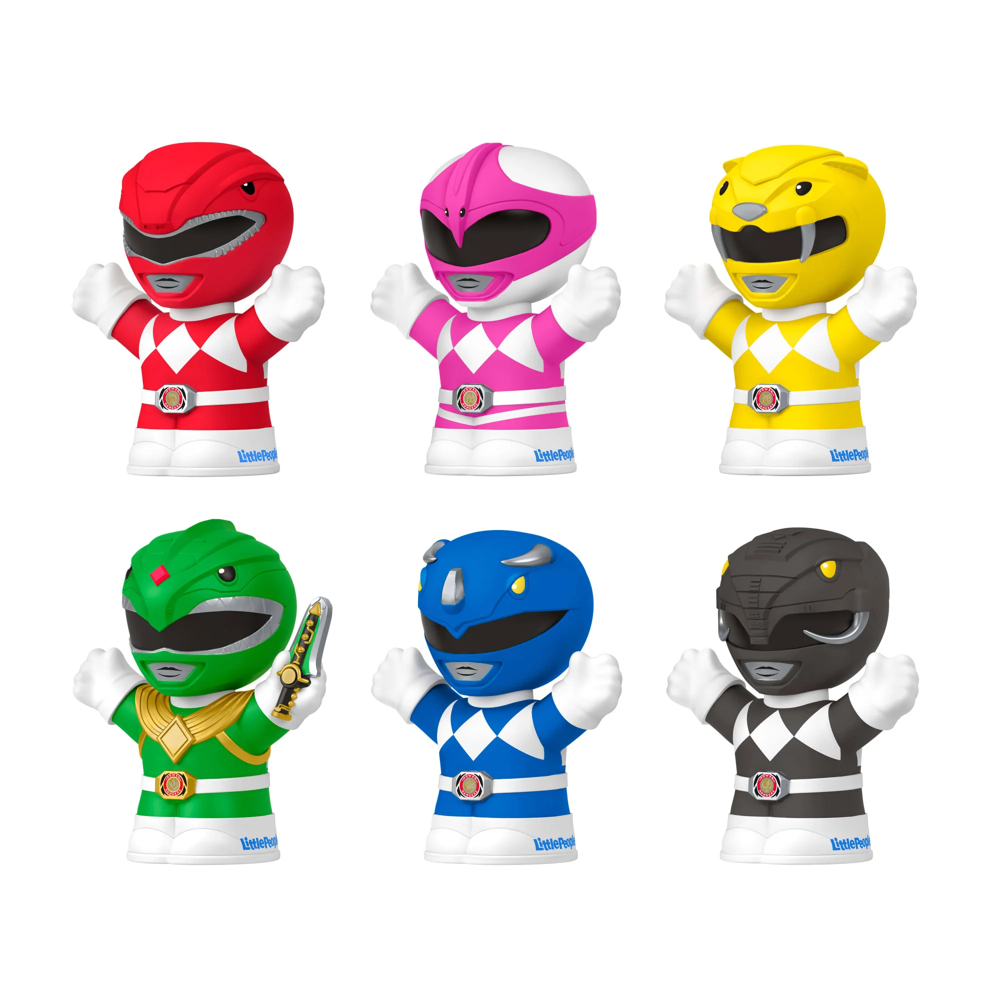 Little People Collector Power Rangers Sonderausgabeset Für Erwachsene Und Fans, 6 Figuren - Image 5