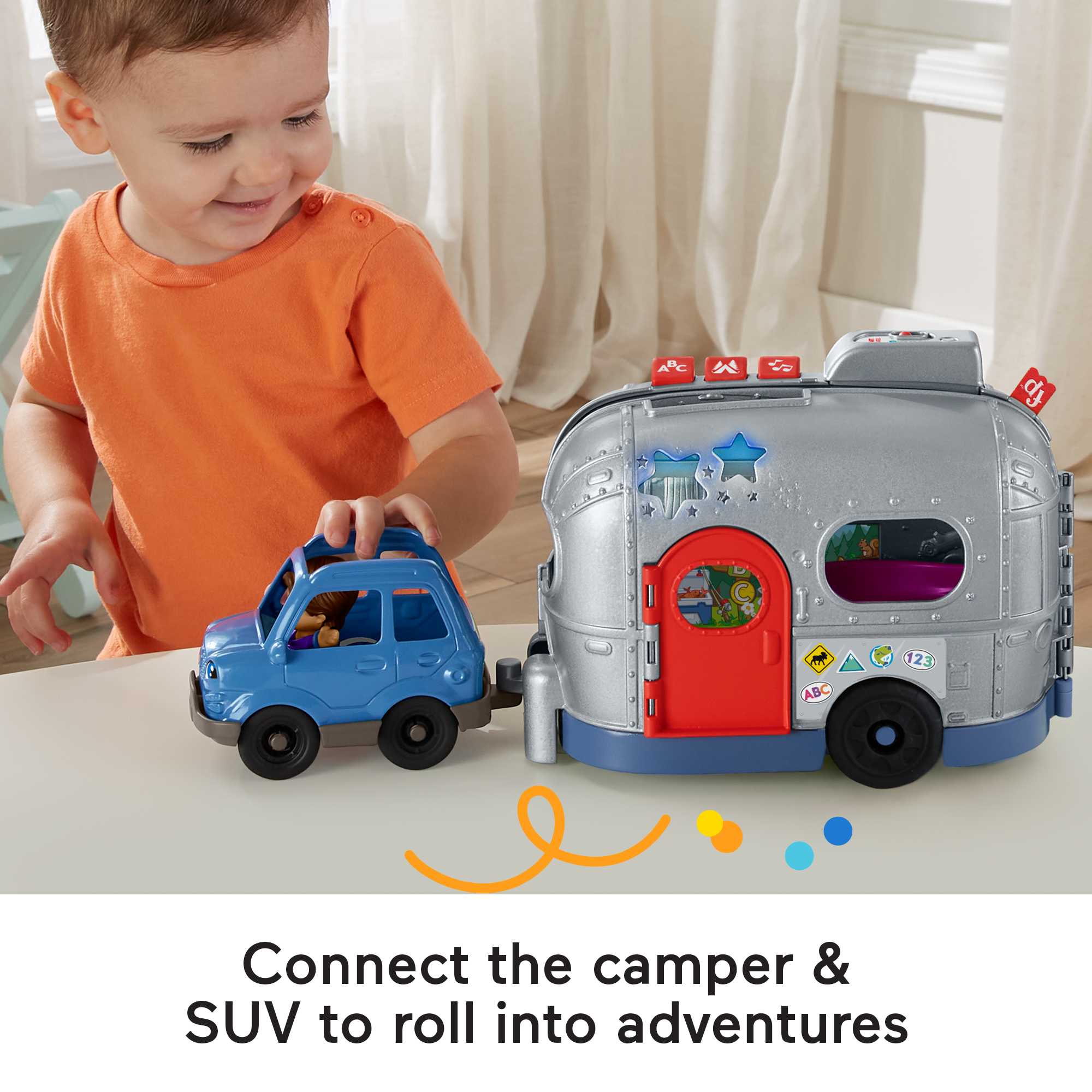 Little People Light-Up Learning Camper Playset - Image 4