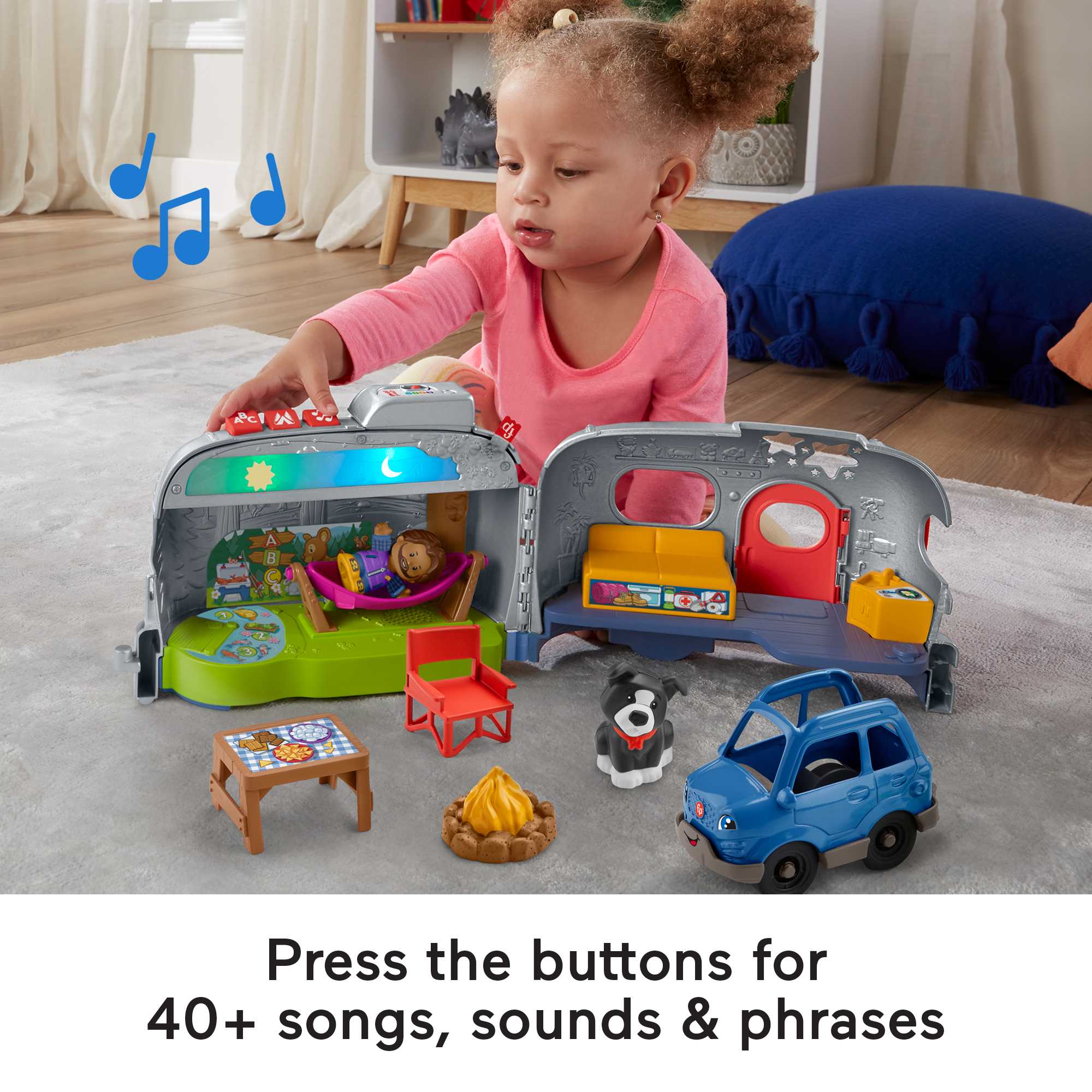 Little People Light-Up Learning Camper Playset - Image 5