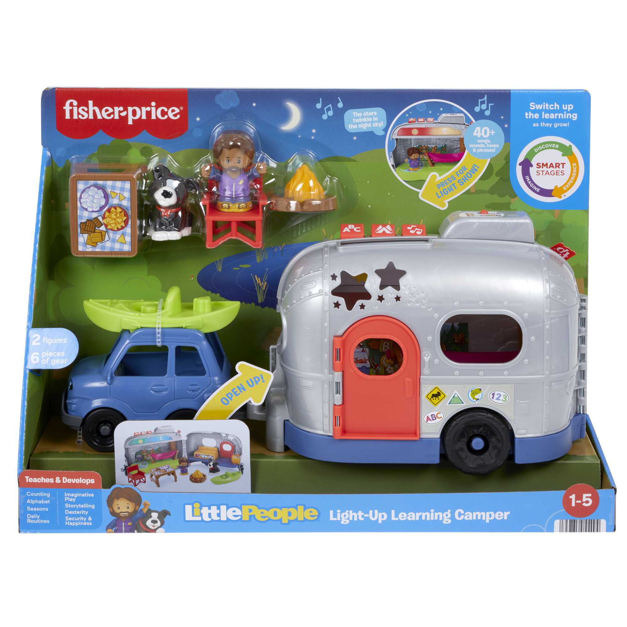 Little People Light-Up Learning Camper Playset - Image 6