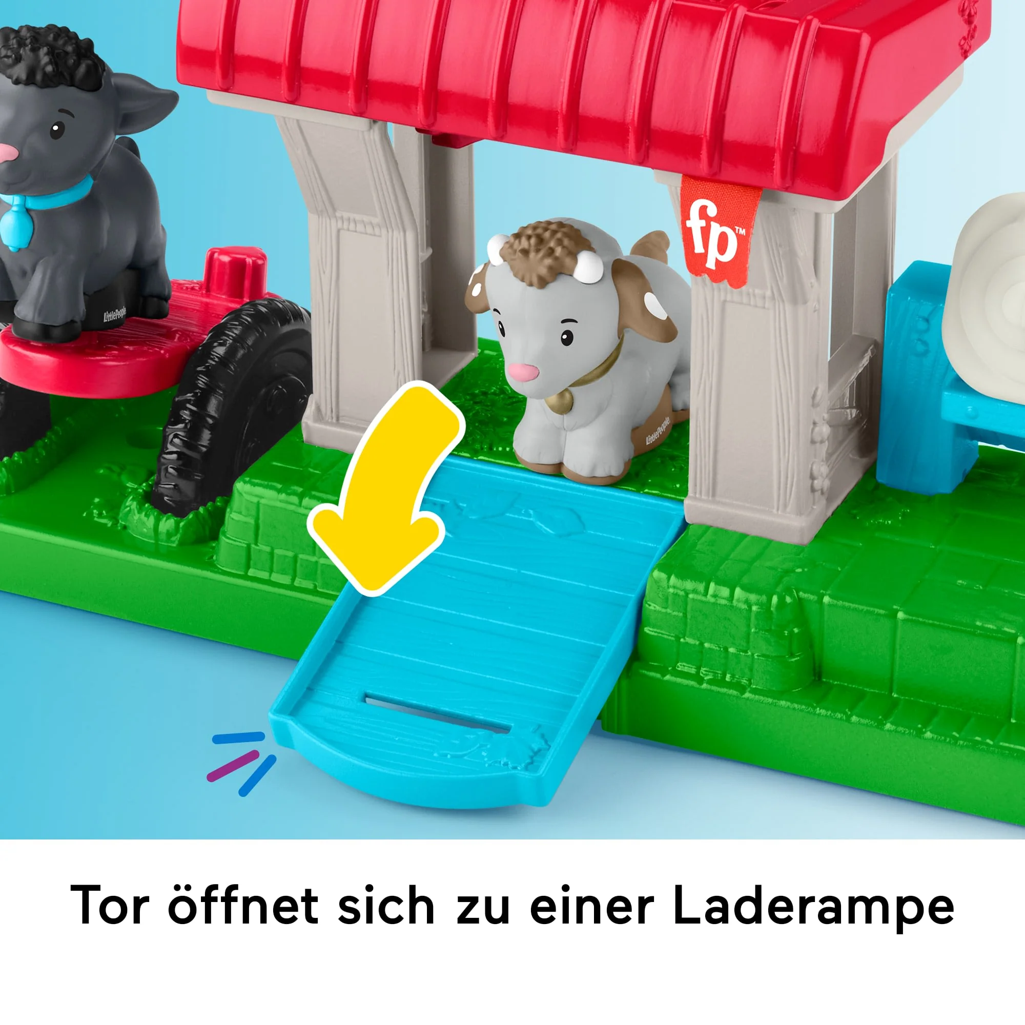 Fisher-Price Little People Spielset Mein Erster Baby-Ziegenhof Für Kleinkinder Mit 3 Teilen - Image 3