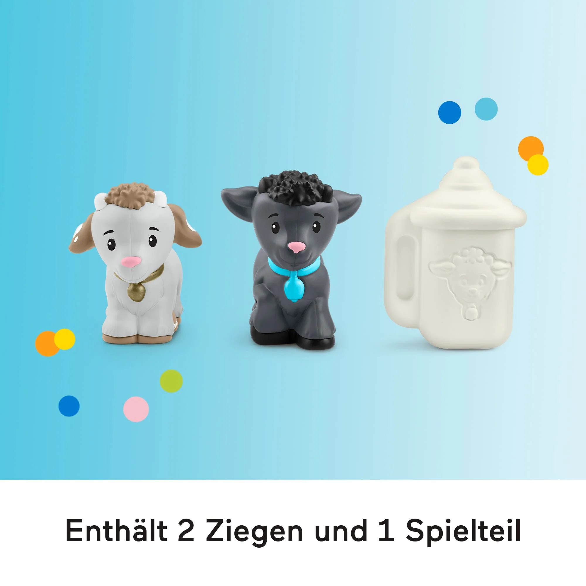 Fisher-Price Little People Spielset Mein Erster Baby-Ziegenhof Für Kleinkinder Mit 3 Teilen - Image 5