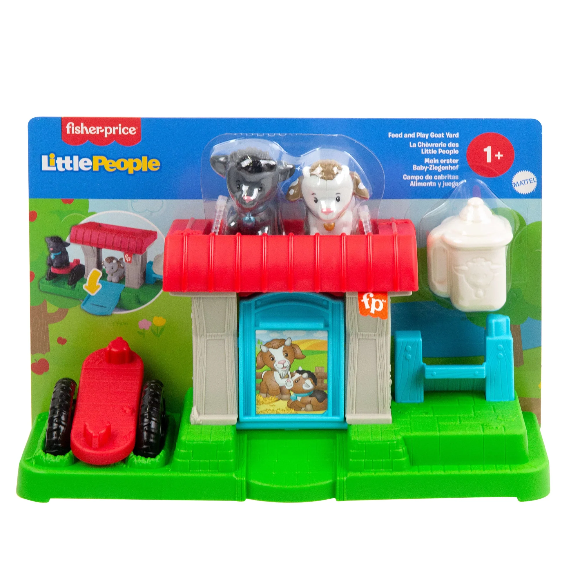 Fisher-Price Little People Spielset Mein Erster Baby-Ziegenhof Für Kleinkinder Mit 3 Teilen - Image 6