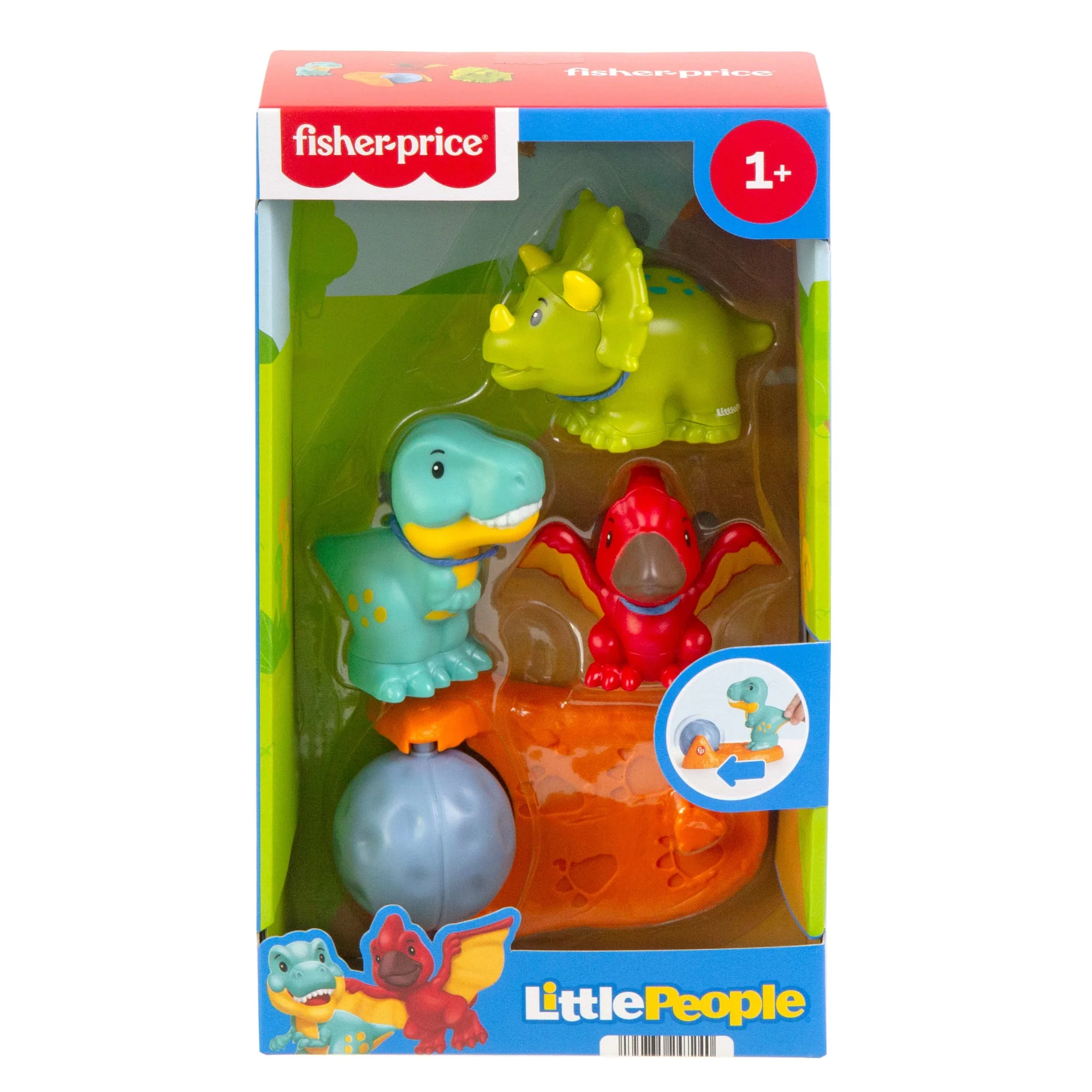 Fisher-Price Little People Kleinkindspielzeug, Meine Ersten Dinos, 4-Teilig - Image 6
