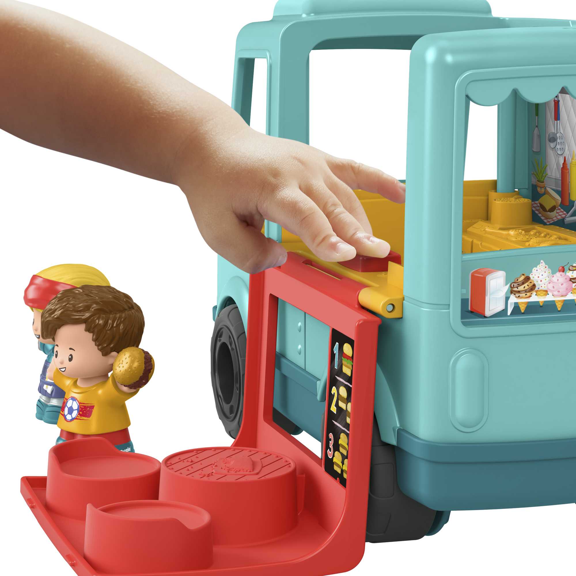 Little People Serve It Up Burger Truck - Image 4
