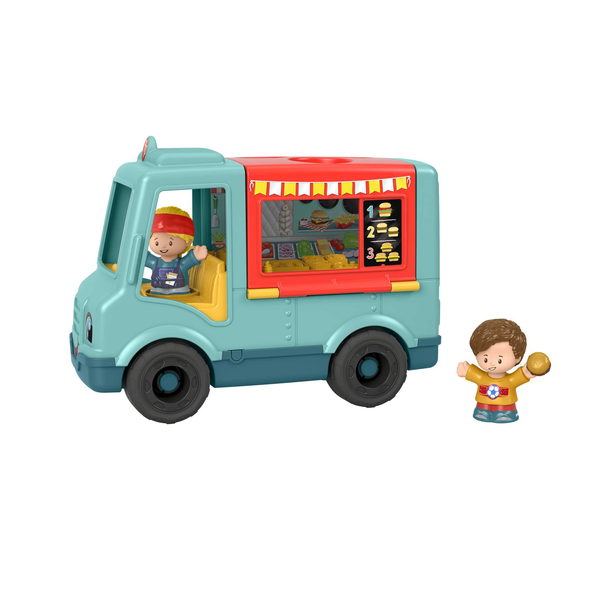 Little People Serve It Up Burger Truck - Image 7