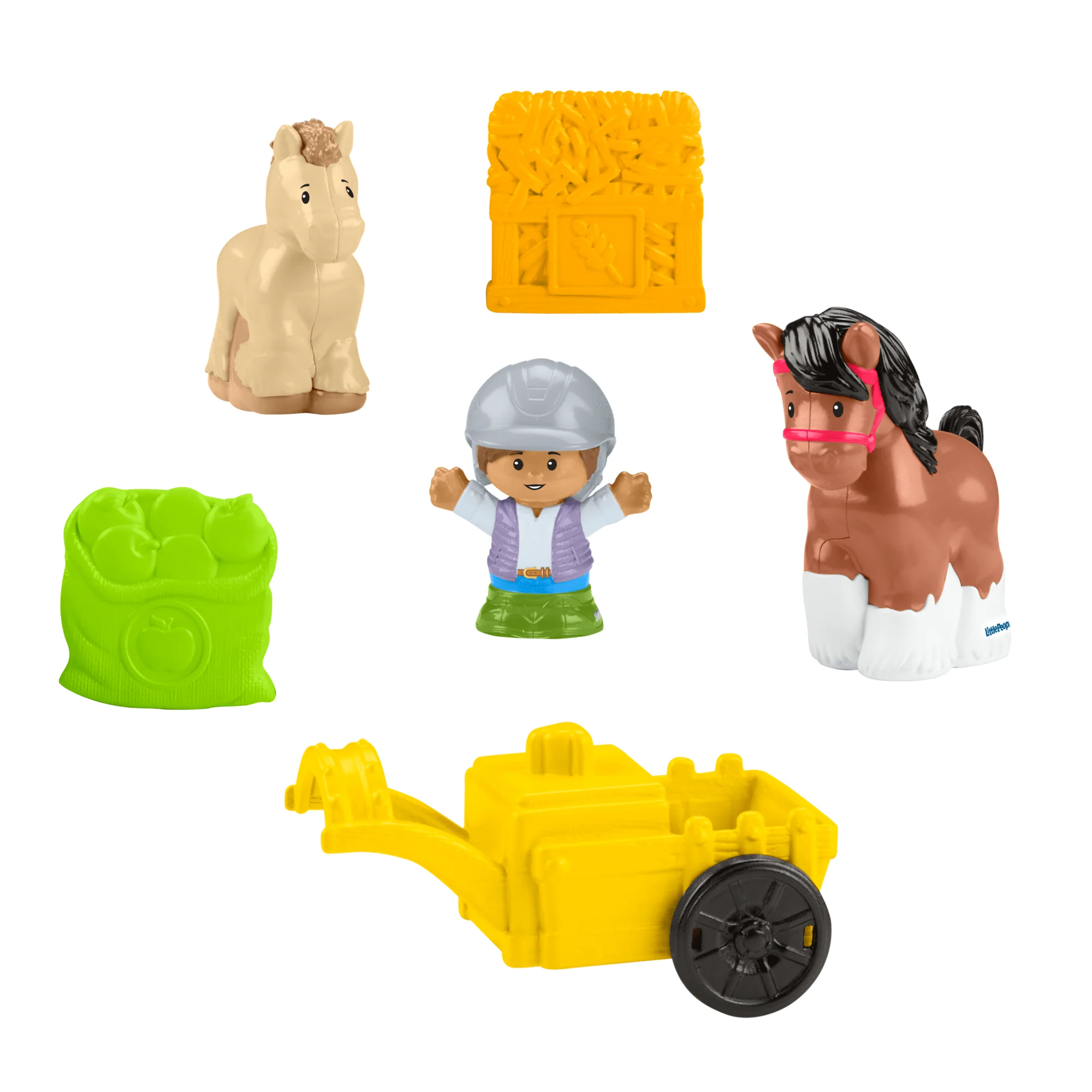 Fisher-Price Little People Stajnia Przyjazne koniki Zestaw z dźwiękiem i figurkami Zabawka dla dzieci - Image 5