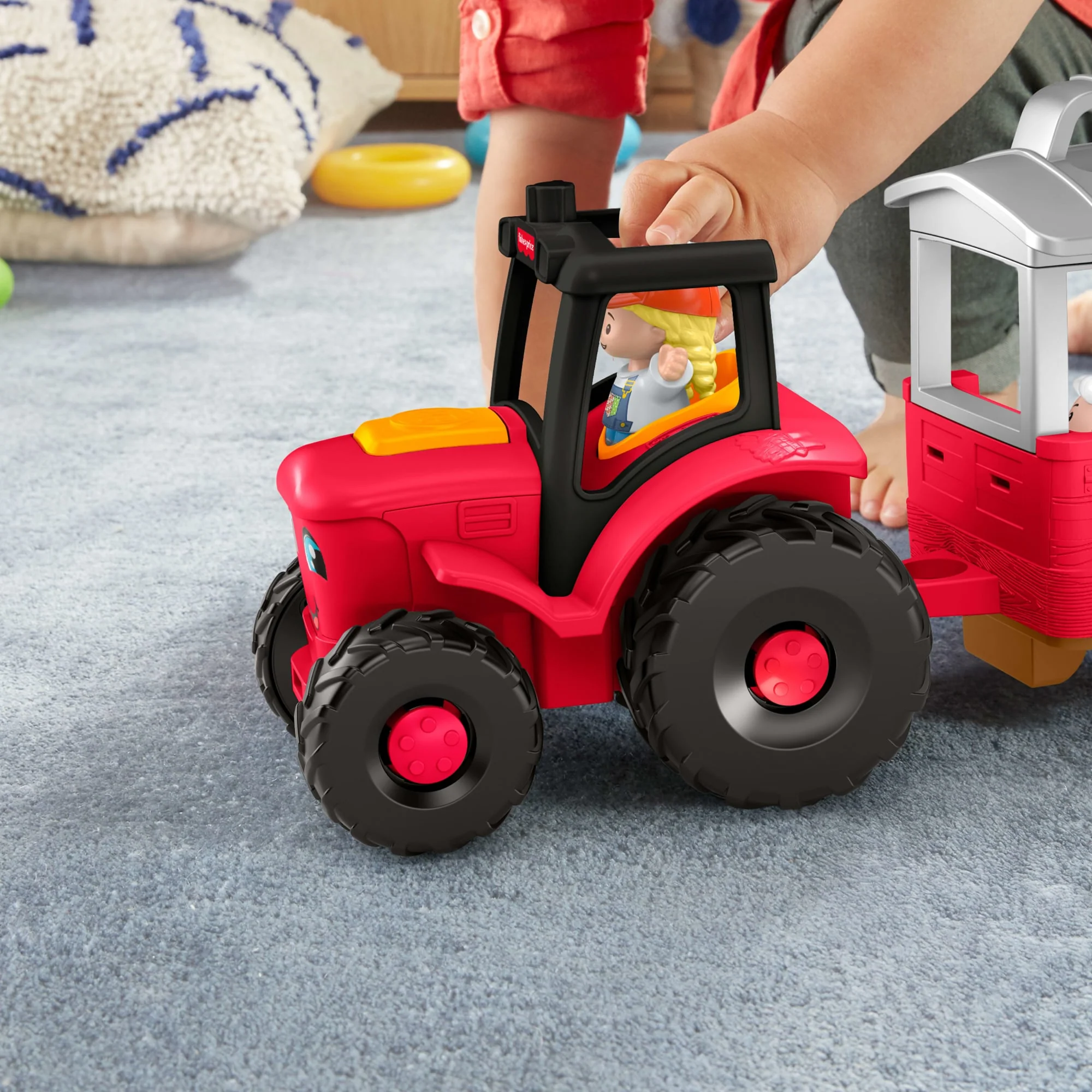 Fisher-Price Little People Dierenverzorgingsboerderij Tractor Cadeauset, Muzikale Tractor Met Figuren - Image 5