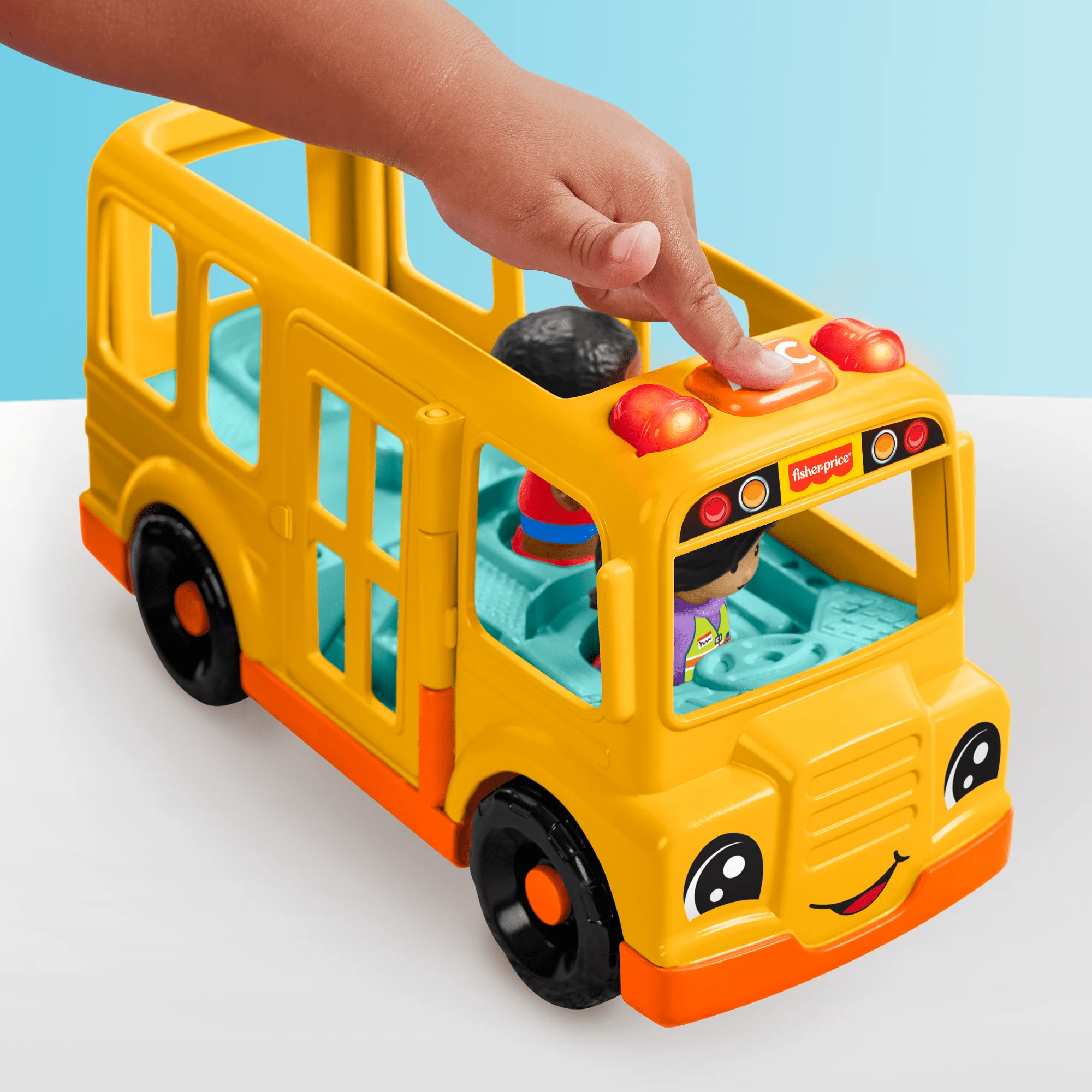 Fisher-Price Little People-Le Bus Scolaire-Véhicule Musical À Pousser - Image 3