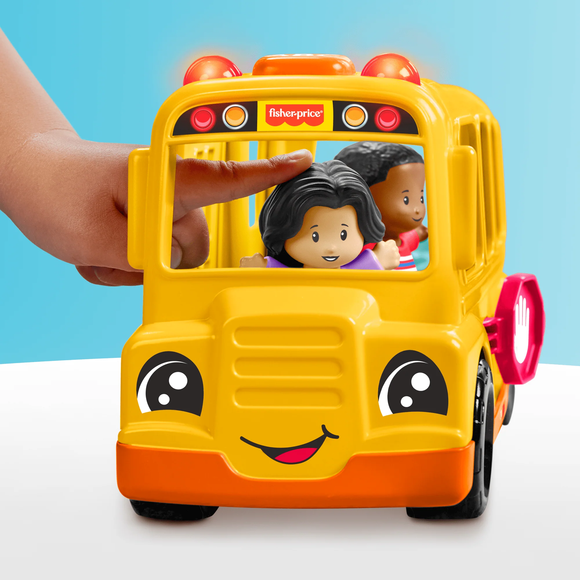 Fisher-Price Little People-Le Bus Scolaire-Véhicule Musical À Pousser - Image 4