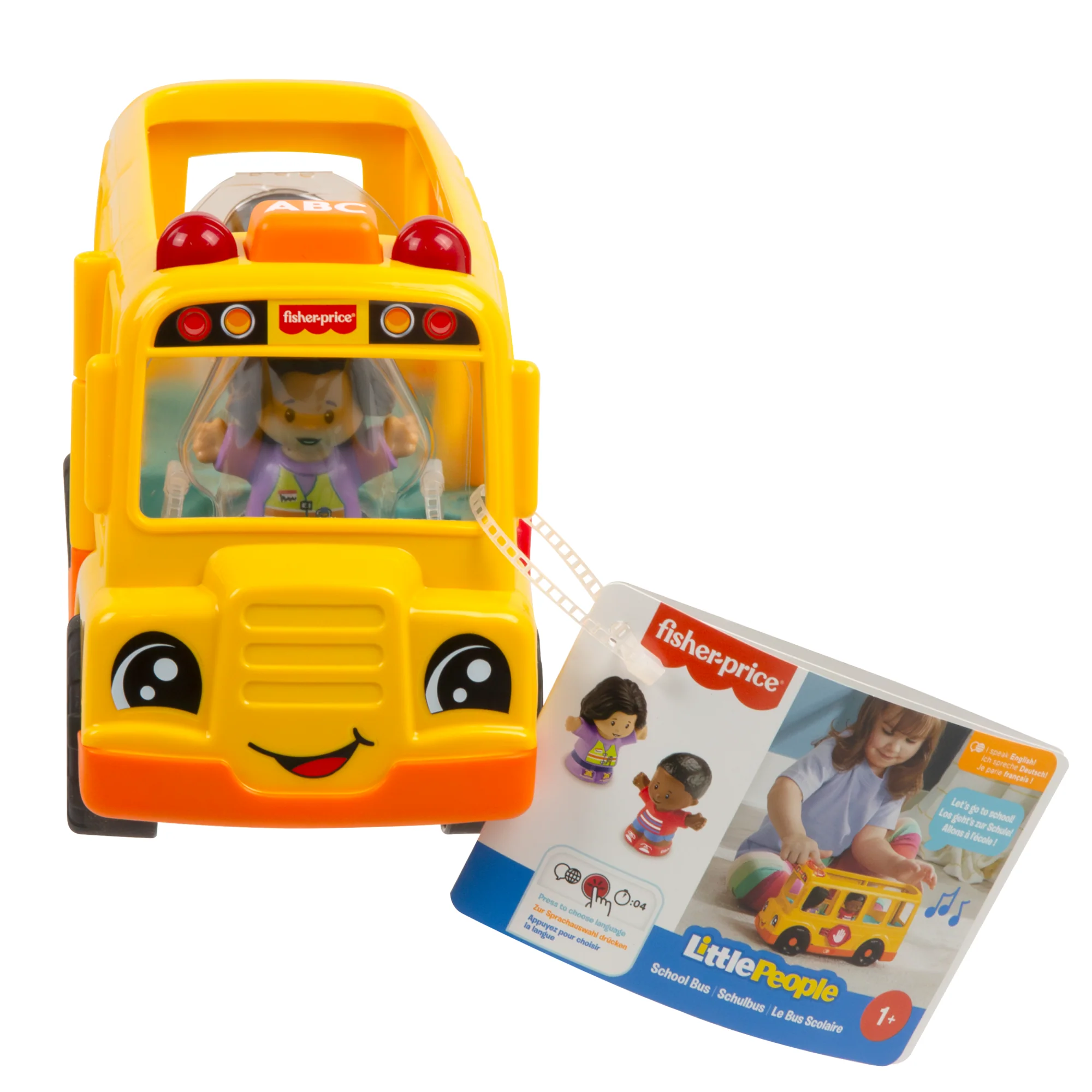 Fisher-Price Little People-Le Bus Scolaire-Véhicule Musical À Pousser - Image 6