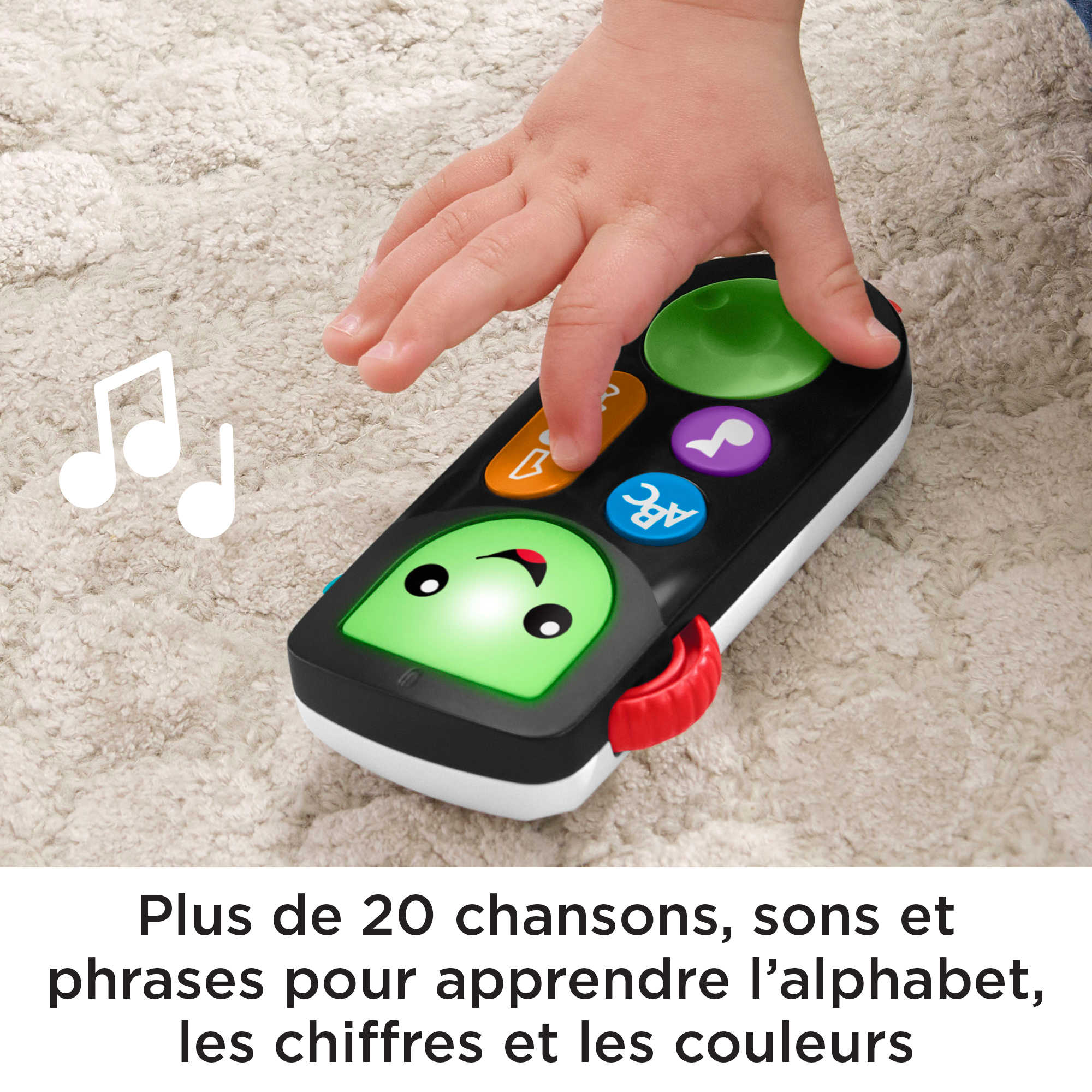 Fisher-Price - Rires & Éveil - Ma Première Télécommande Vf - Jouet D'Éveil - 6 Mois Et + - Image 3