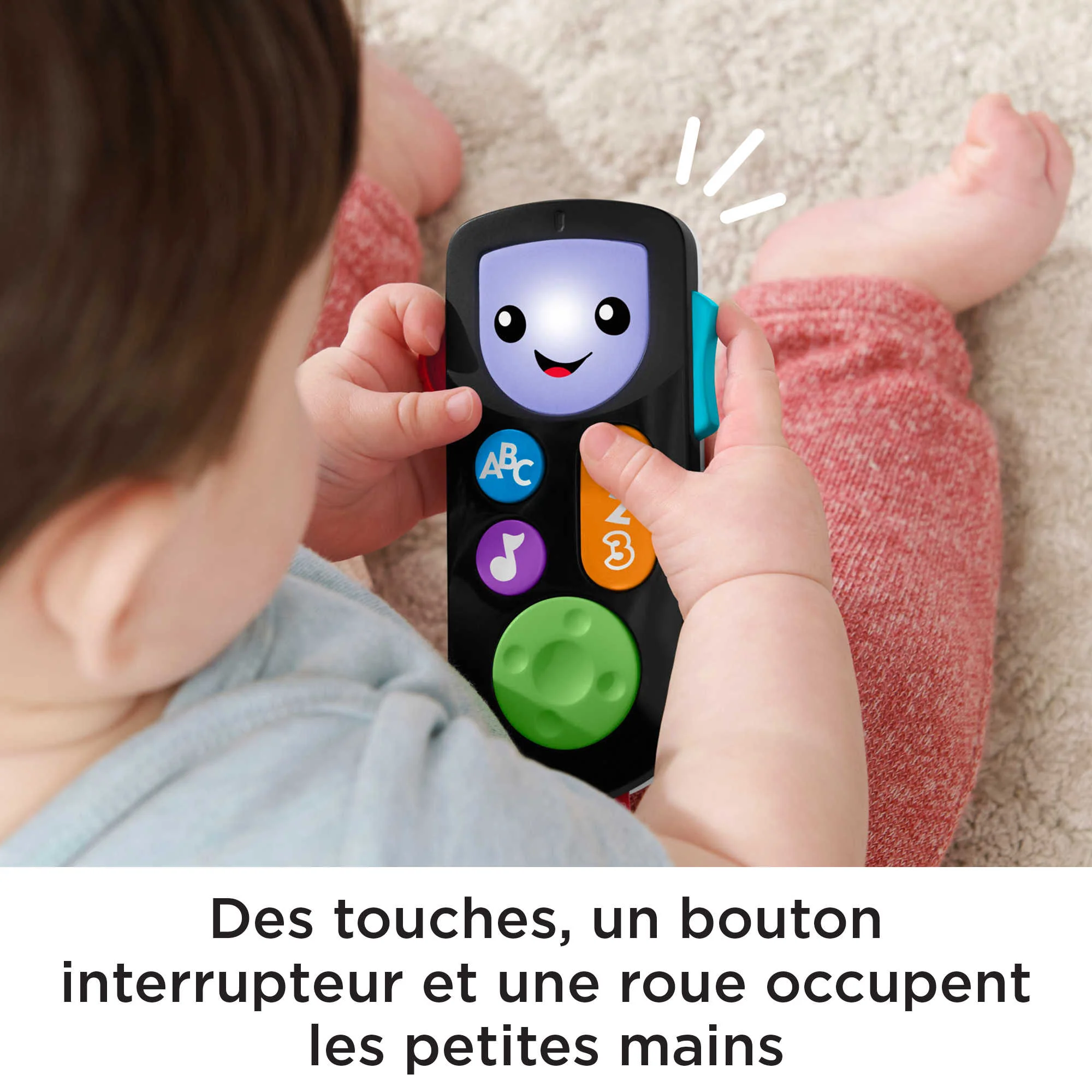 Fisher-Price - Rires & Éveil - Ma Première Télécommande Vf - Jouet D'Éveil - 6 Mois Et + - Image 4