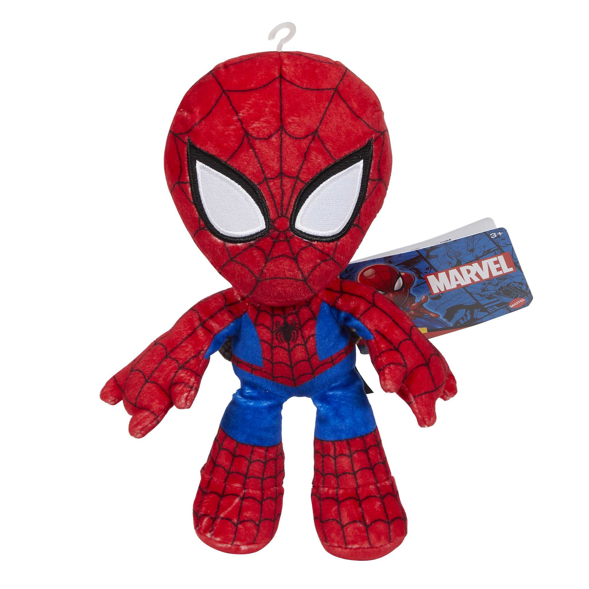 Marvel Plush Character, 8-inch Spider-Man Super Hero Soft Doll - Image 5