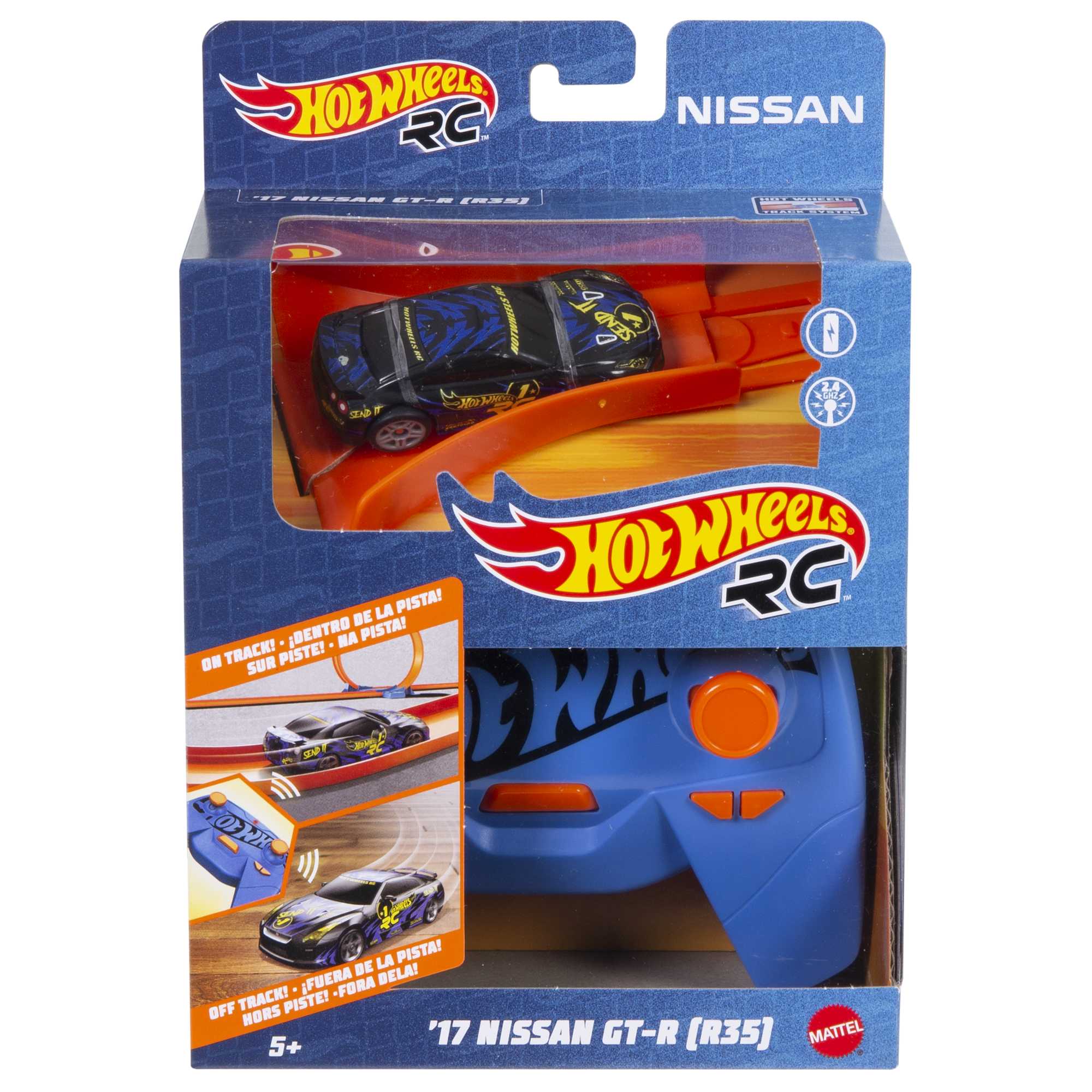 Машинка Hot Wheels радиоуправляемая 17 Ниссан GT-R - Image 6