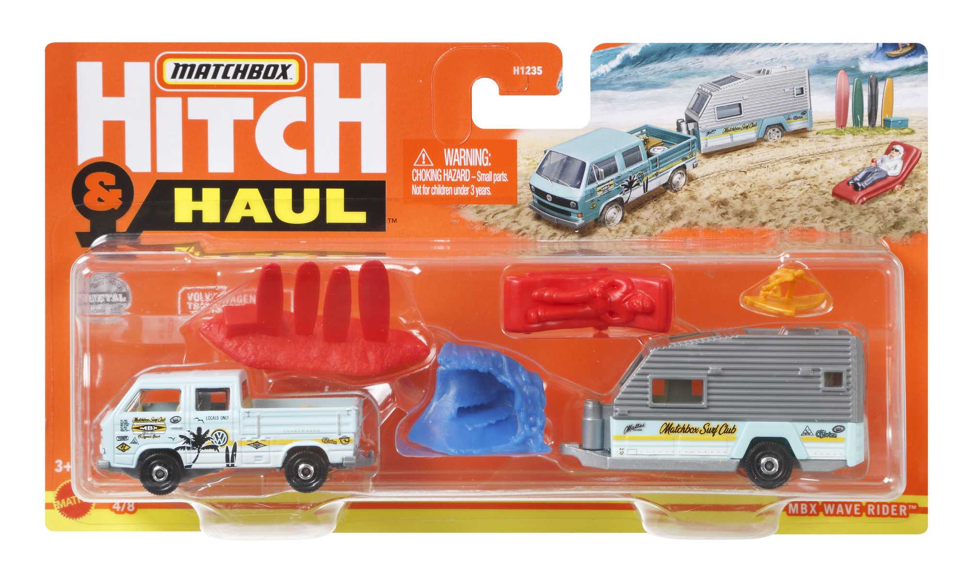 Машинка Matchbox Хитч-н-Хол с прицепом и аксессуарами в ассортименте - Image 4