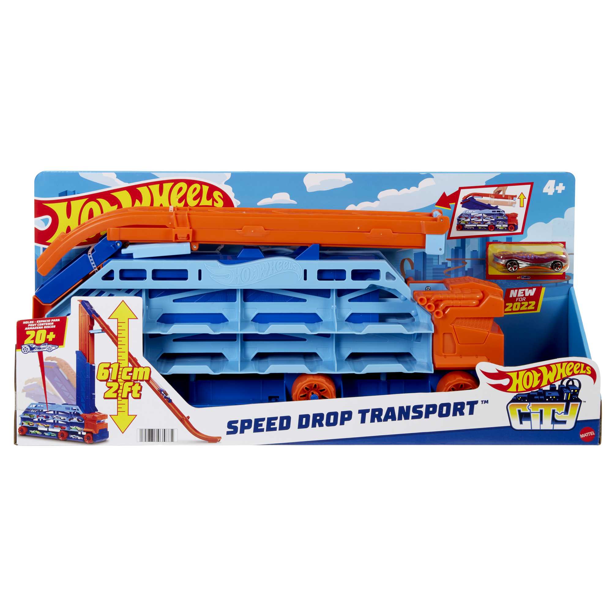 Набор игровой Hot Wheels Грузовик-автотрек Десантирование с воздуха - Image 6