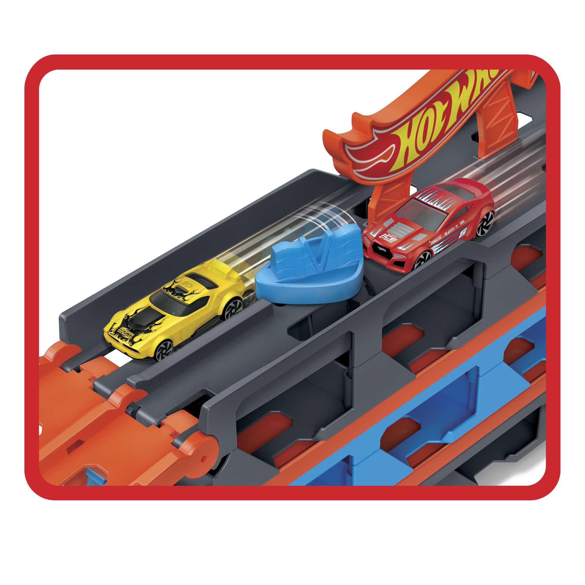 Набор игровой Hot Wheels Сити Грузовик-автотрек Скоростная автотрасса (с хранилищем для машинок) - Image 4