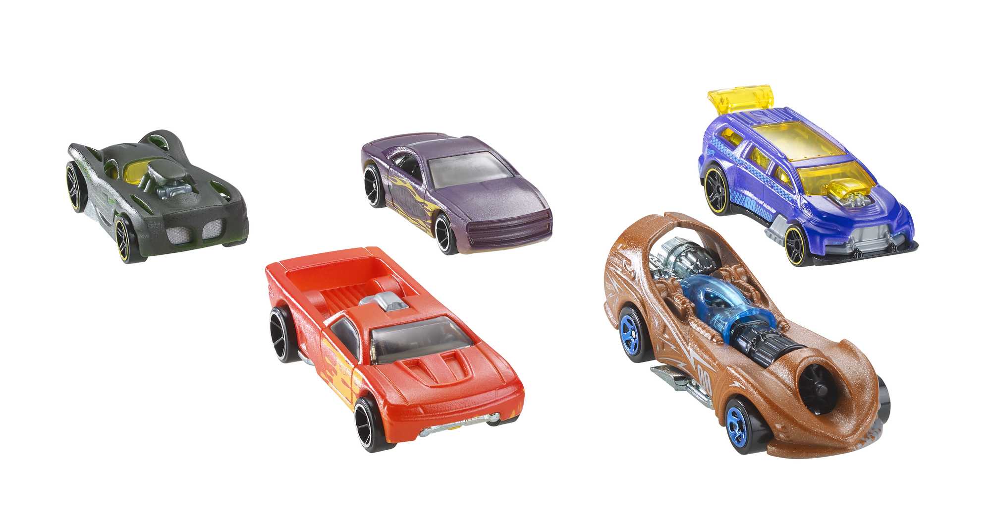 Набор машинок Hot Wheels 5шт (меняющие цвет) в ассортименте - Image 2