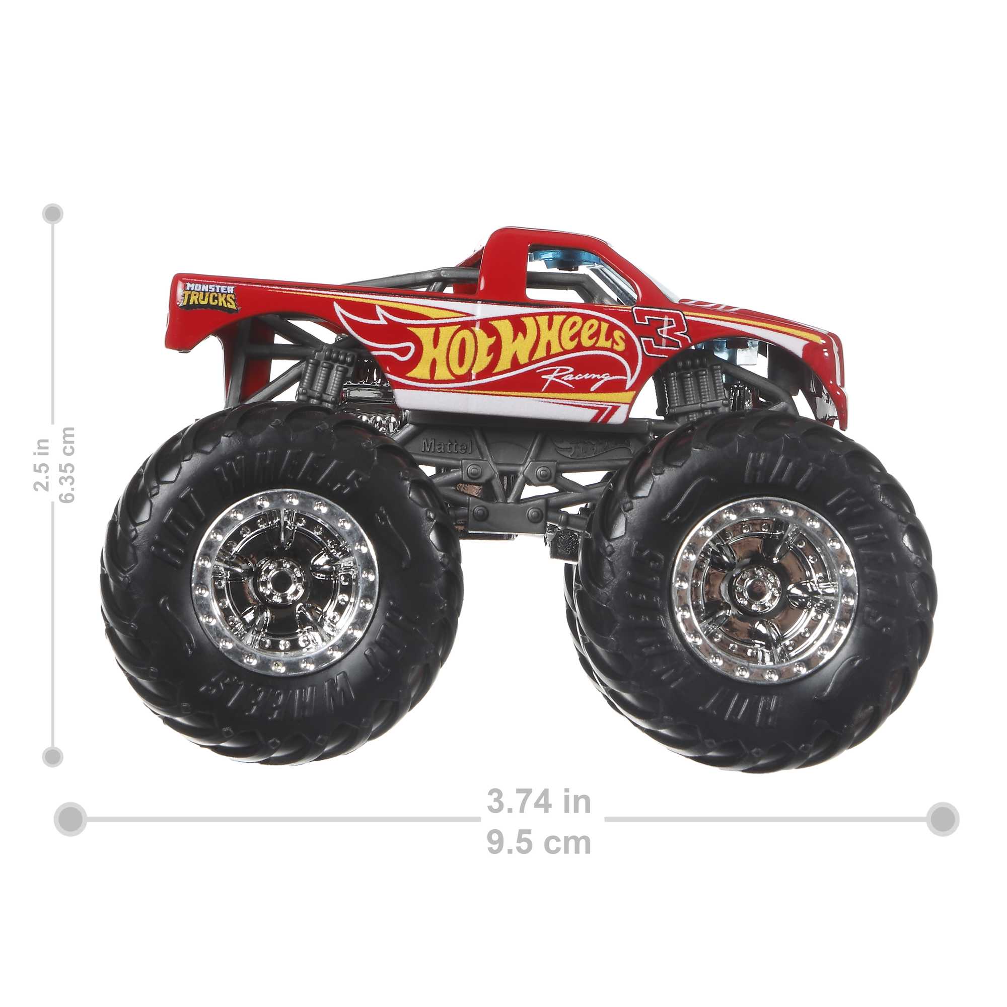 Набор машинок Hot Wheels коллекционные Монстр-трак 4шт в ассортименте - Image 2