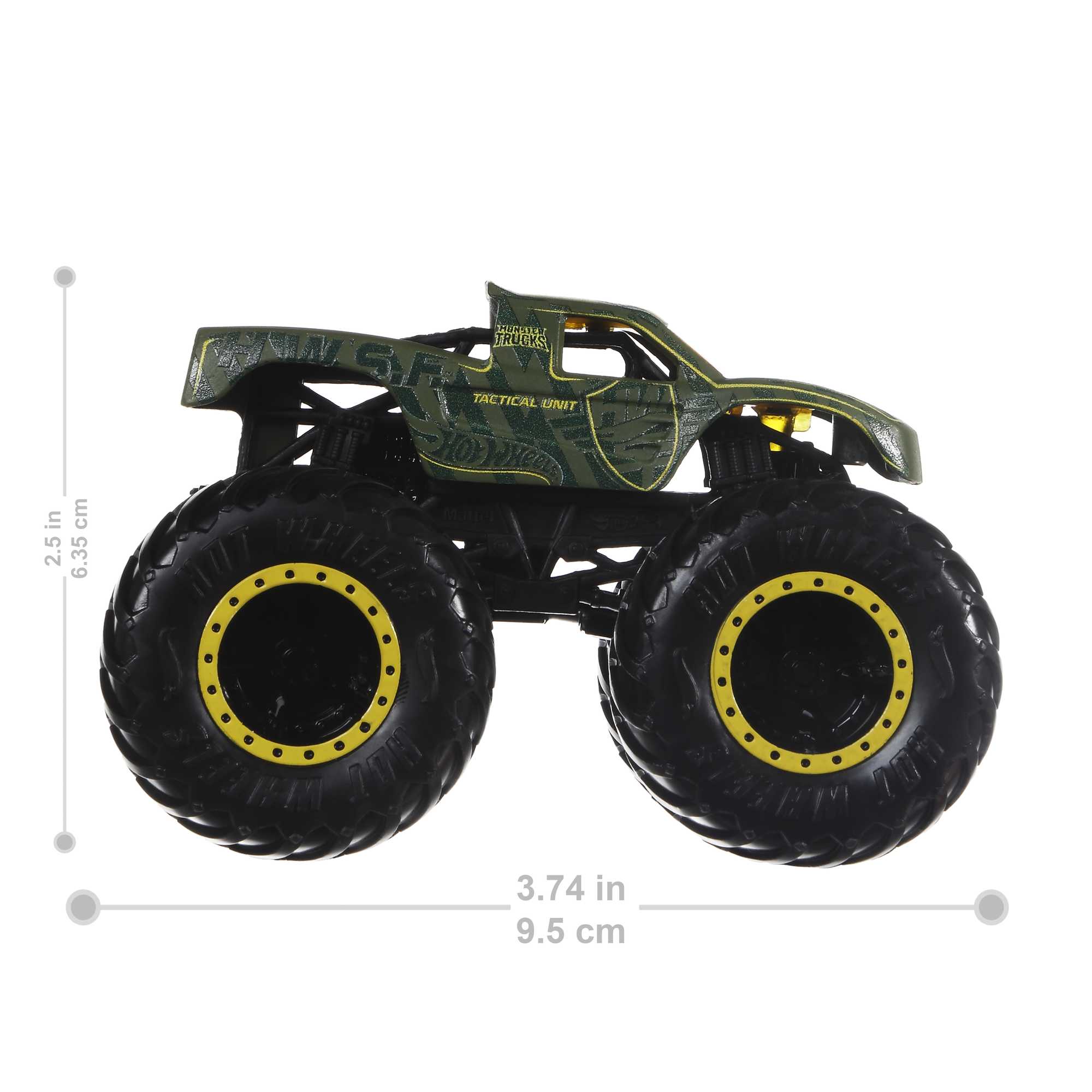 Набор машинок Hot Wheels коллекционные Монстр-трак 4шт в ассортименте - Image 3