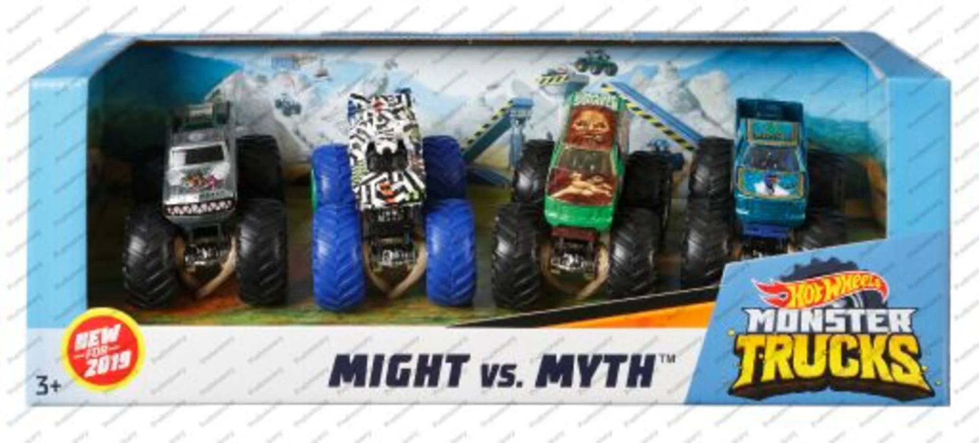Набор машинок Hot Wheels коллекционные Монстр-трак 4шт в ассортименте - Image 6