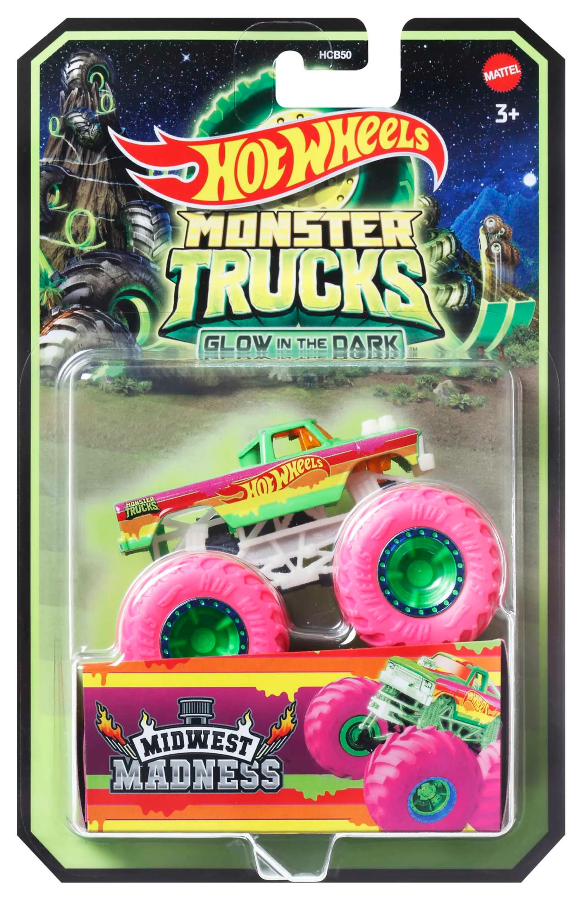 Машинка Hot Wheels Светящийся в темноте монстр-трак в ассортименте - Image 3