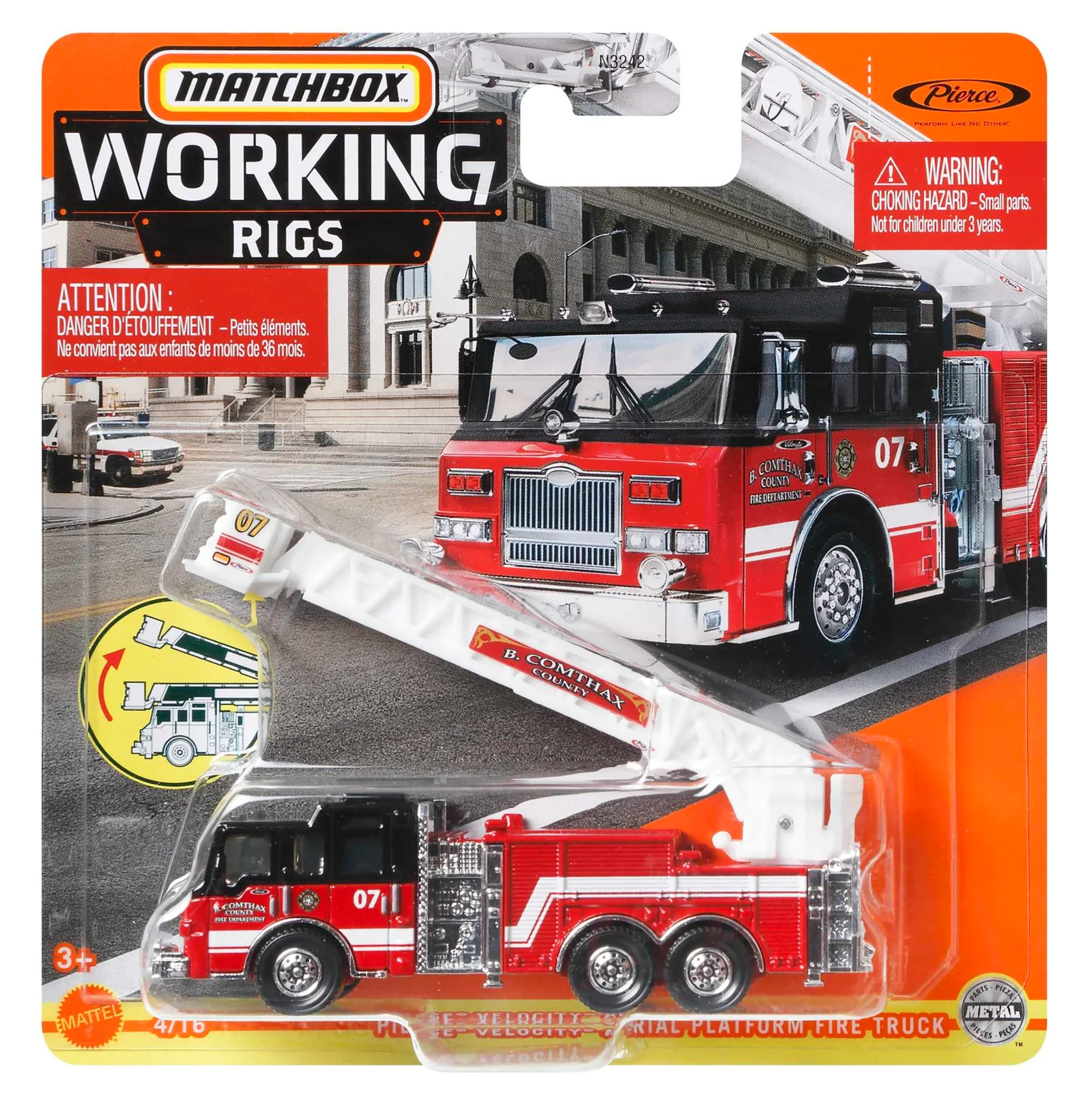 Машинка Matchbox Спецтехника с подвижными элементами в ассортименте - Image 2