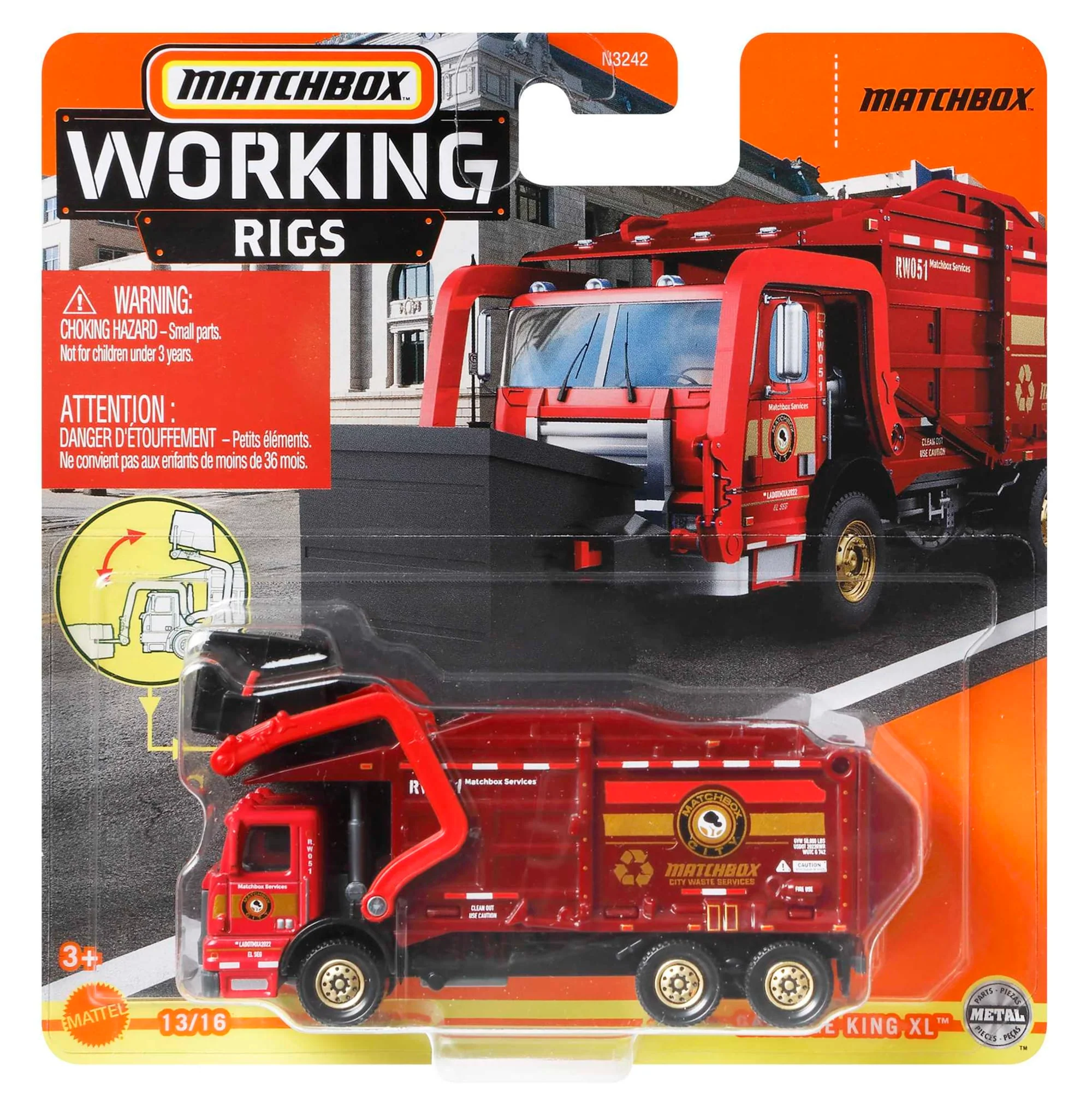 Машинка Matchbox Спецтехника с подвижными элементами в ассортименте - Image 4