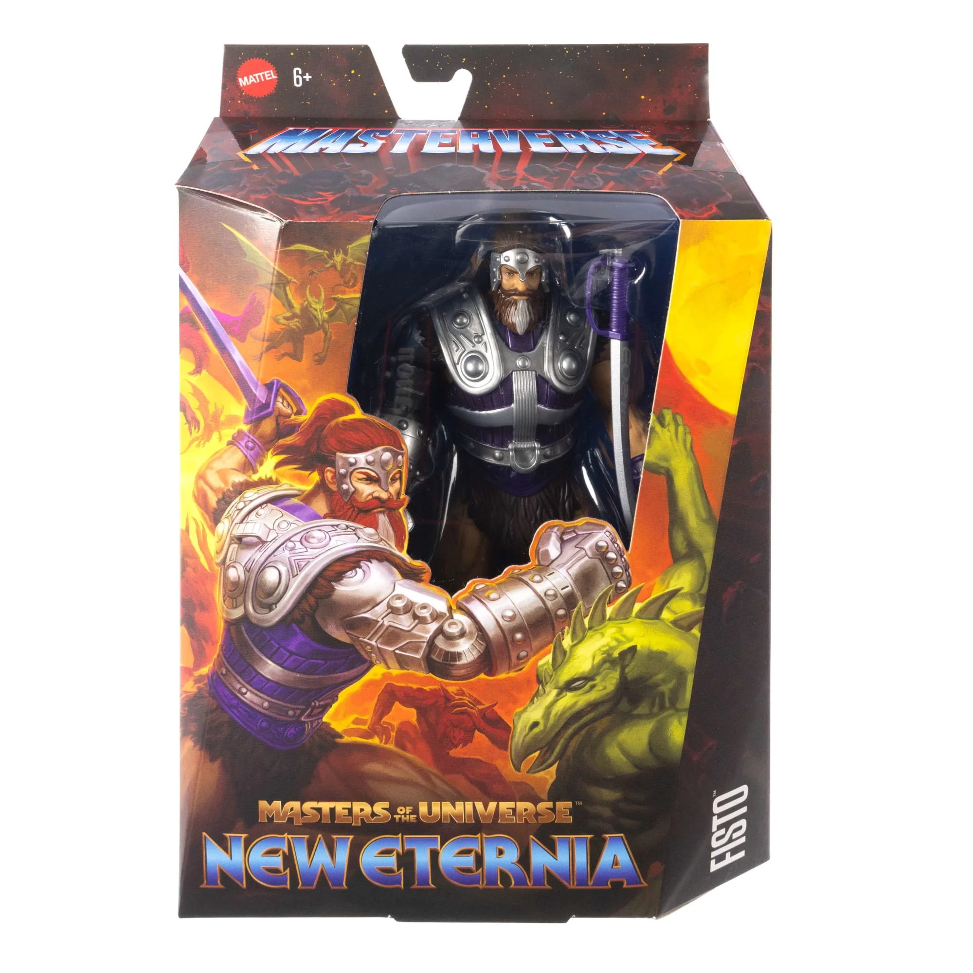 Masters Of The Universe Masterverse New Eternia Fisto-Actionfigur, MOTU-Spielzeugheld, 30 Bewegungspunkte - Image 2