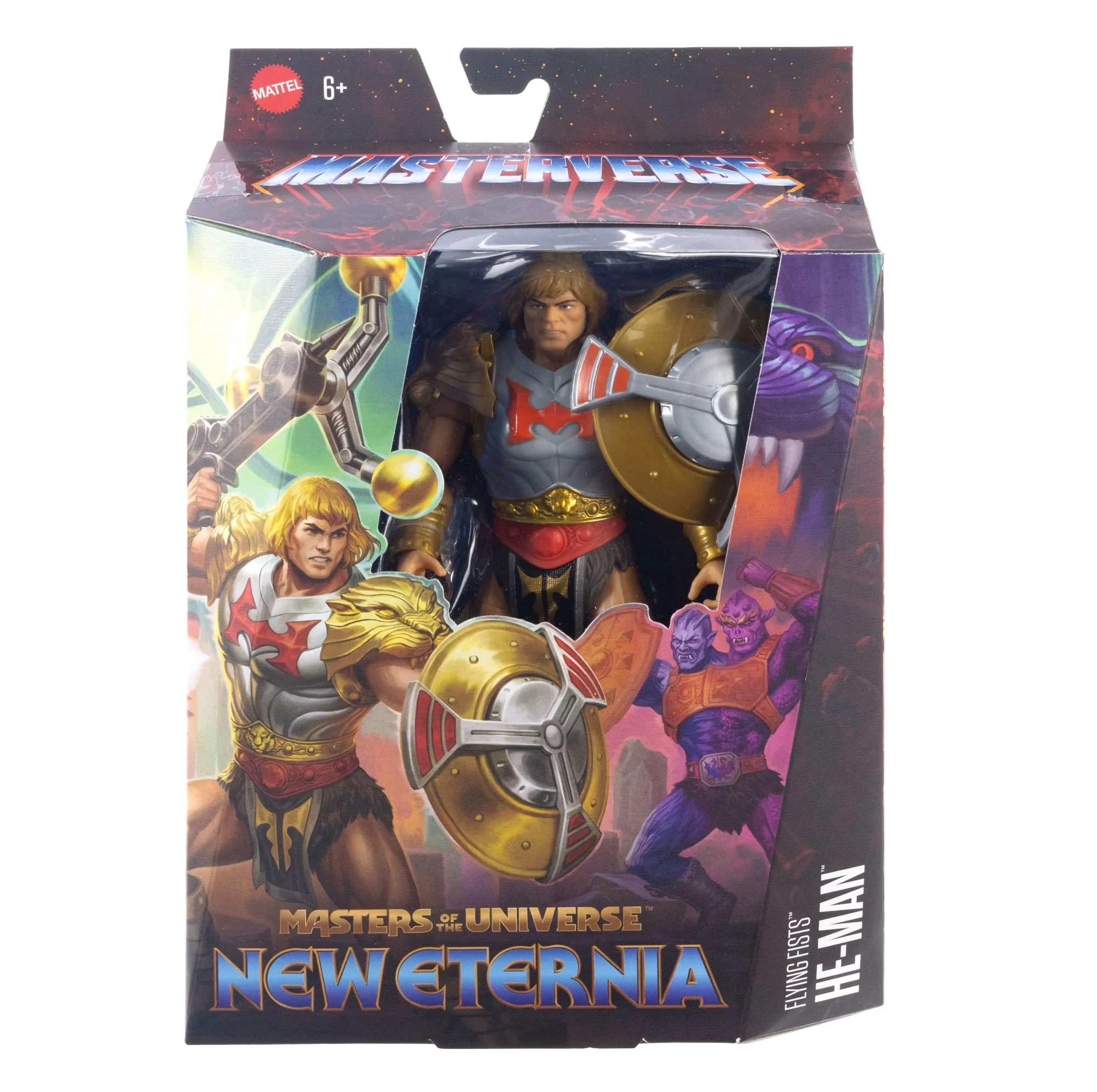 Masters Of The Universe Masterverse New Eternia Flying Fists He-Man, MOTU-Actionfigur, 30 Bewegungspunkte - Image 2