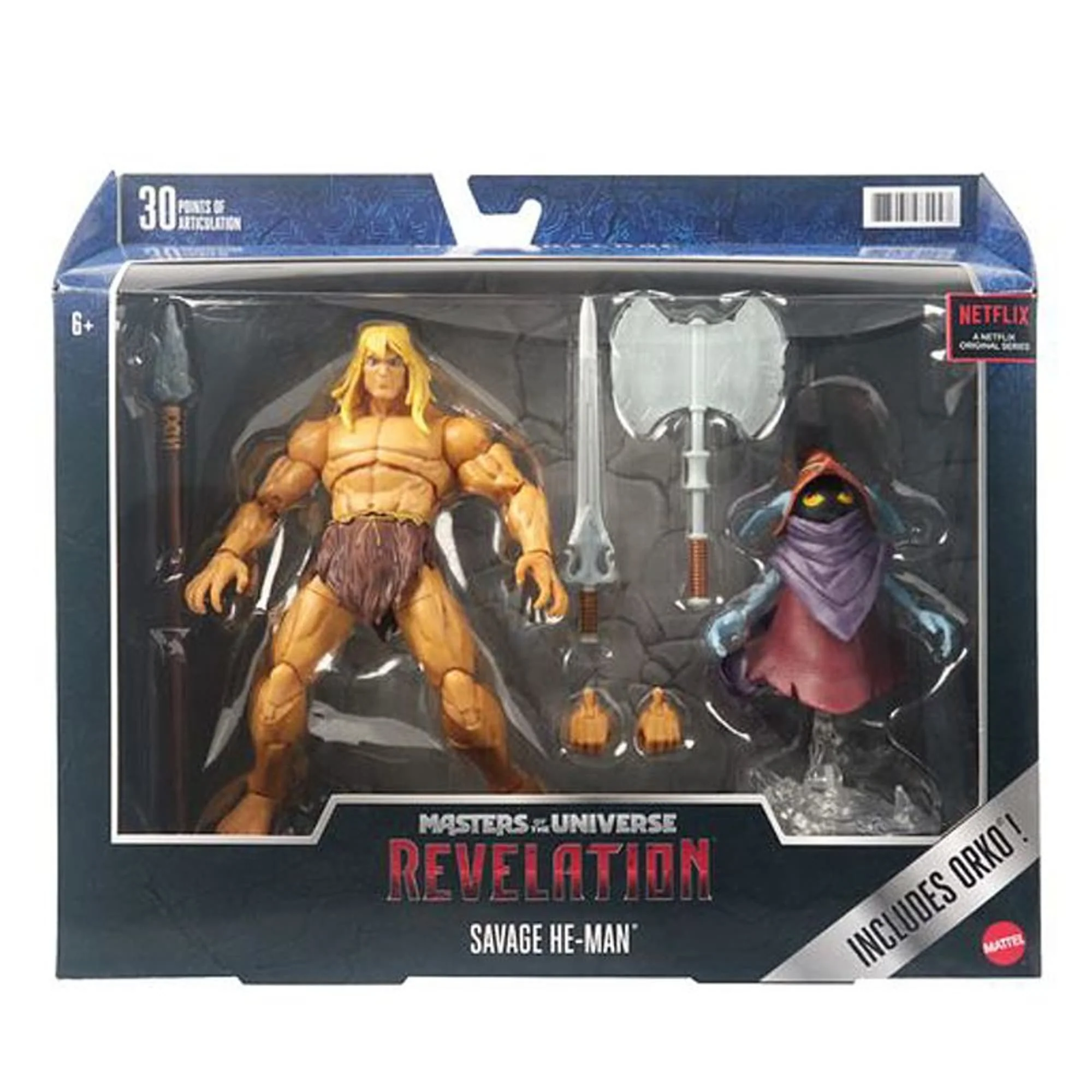 Masters of the Universe Masterverse Revelation Savage He-Man Action Figure - Image 6