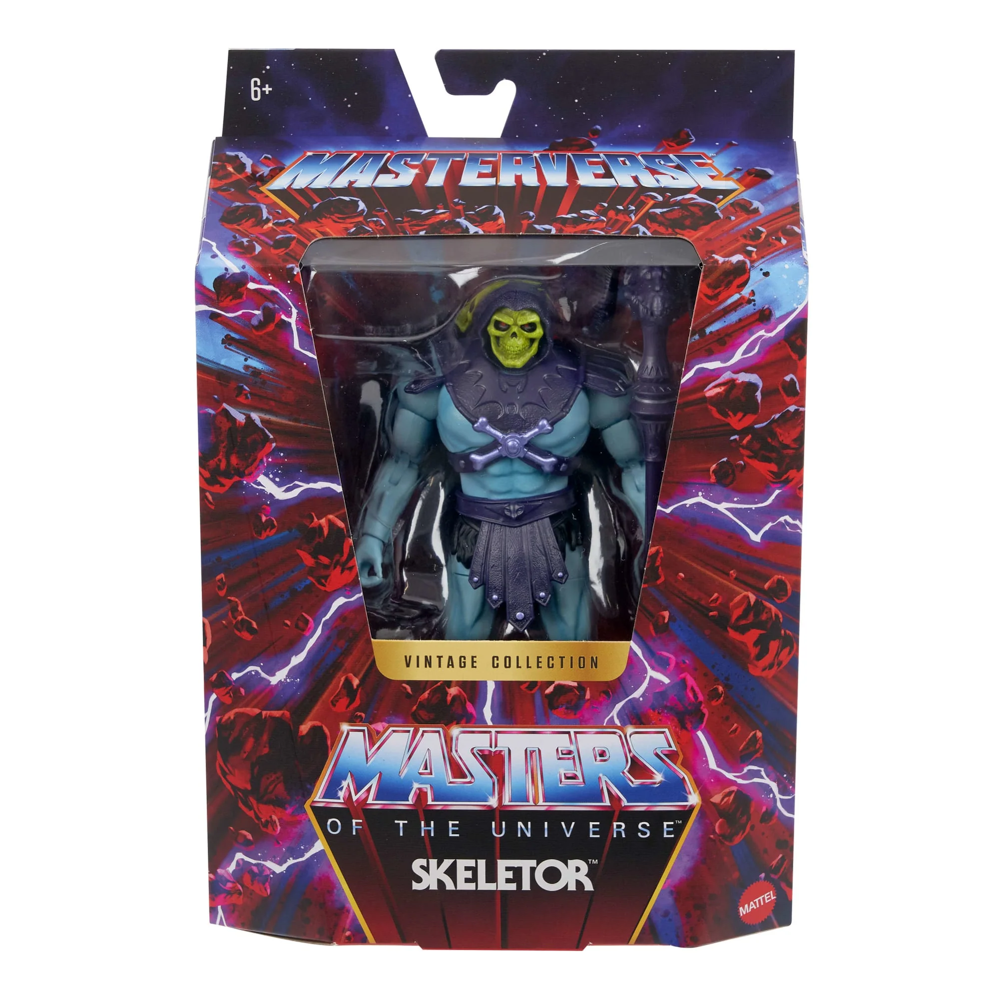 Masters Of The Universe Masterverse Skeletor-Actionfigur, MOTU Vintage Collection, 30 Bewegungspunkte - Image 2