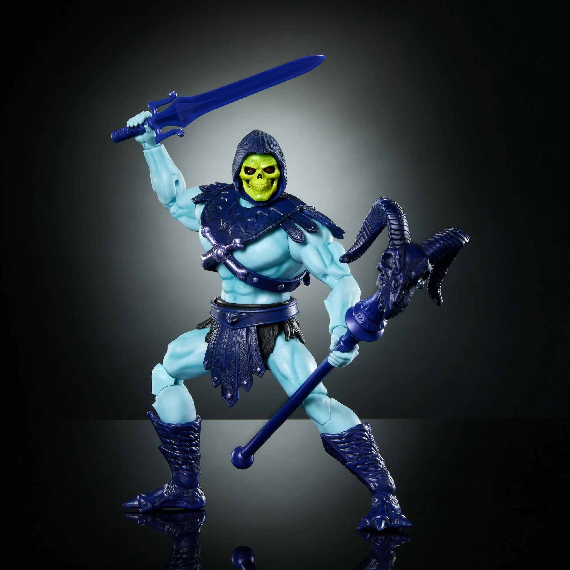 Masters Of The Universe Masterverse Skeletor-Actionfigur, MOTU Vintage Collection, 30 Bewegungspunkte - Image 3