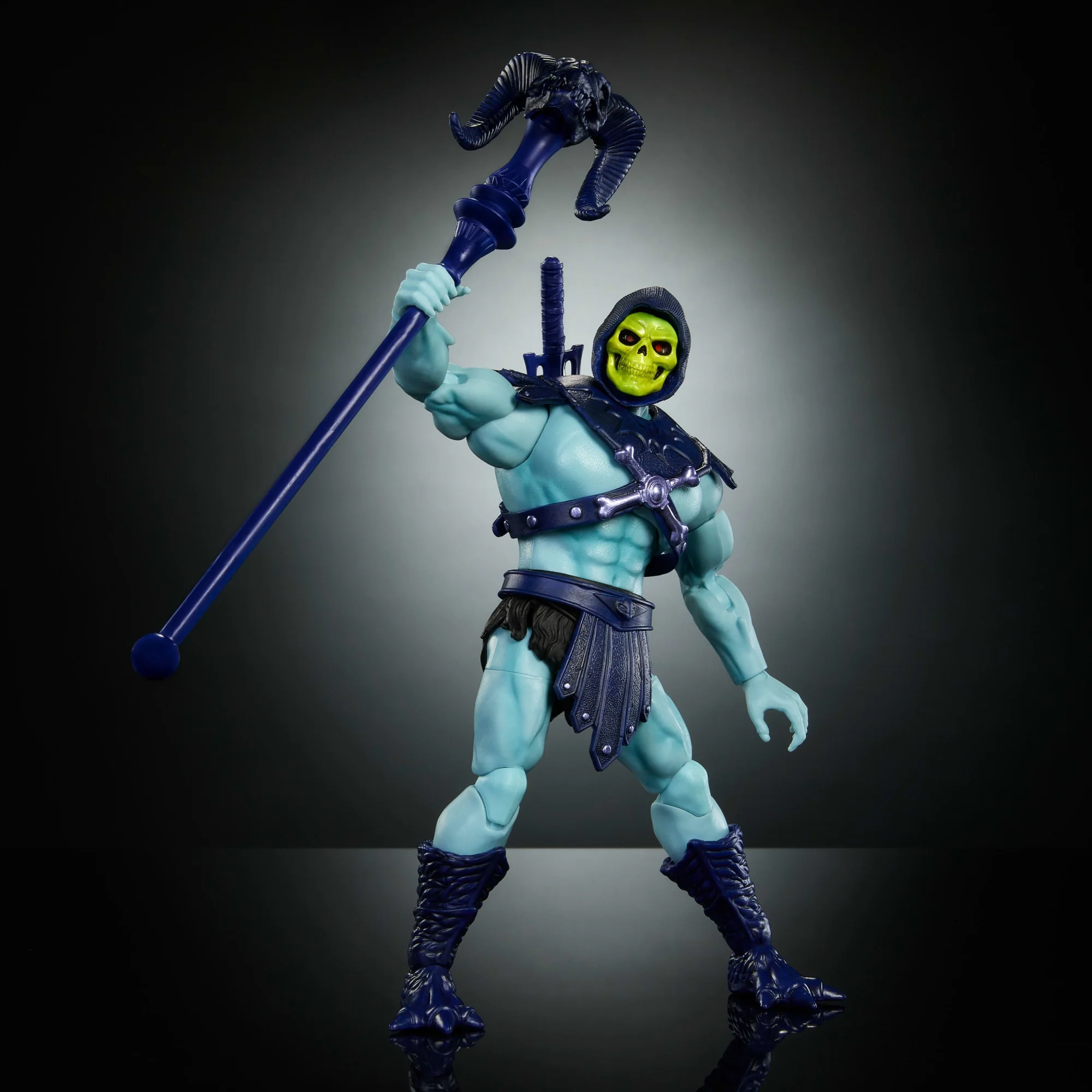 Masters Of The Universe Masterverse Skeletor-Actionfigur, MOTU Vintage Collection, 30 Bewegungspunkte - Image 5