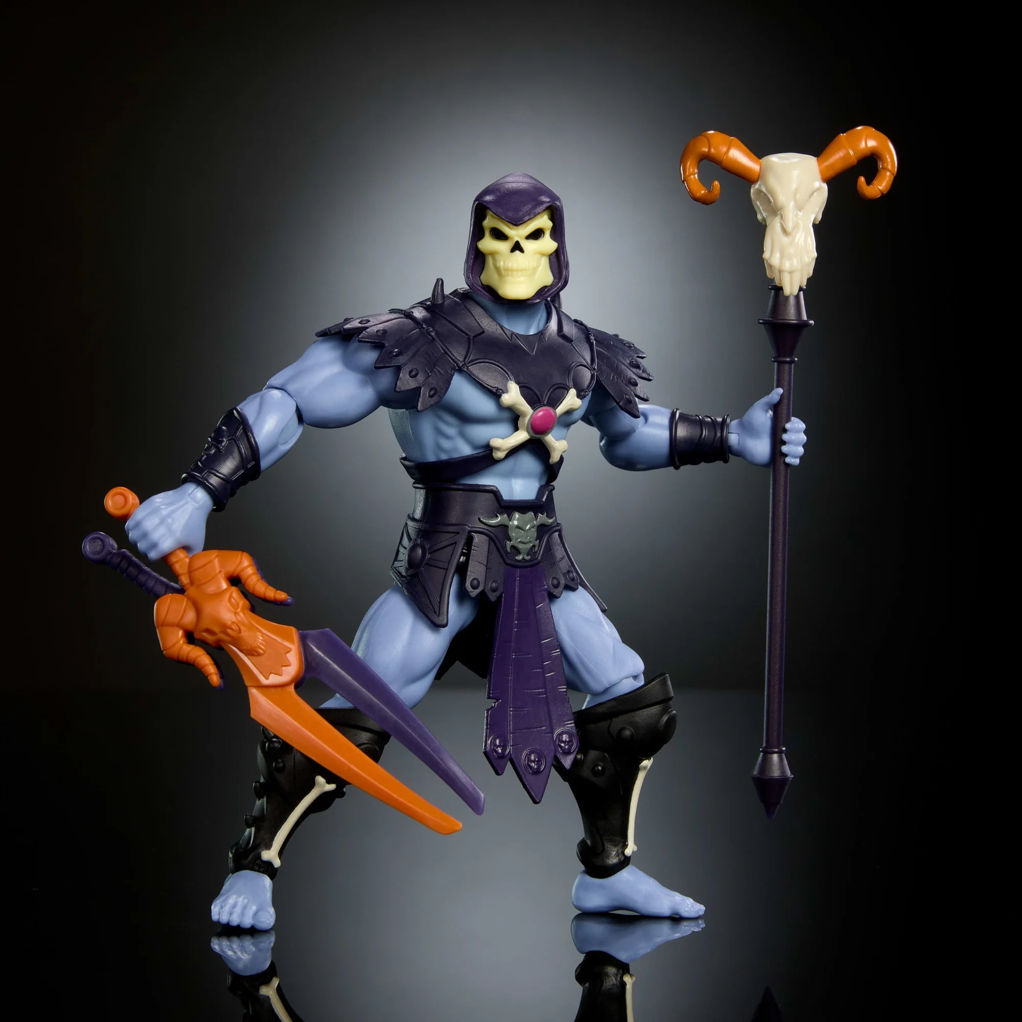 Masters of the Universe Origins 200X Cartoon Collection Szkieletor Figurka i akcesoria Zabawka 6+ - Image 3