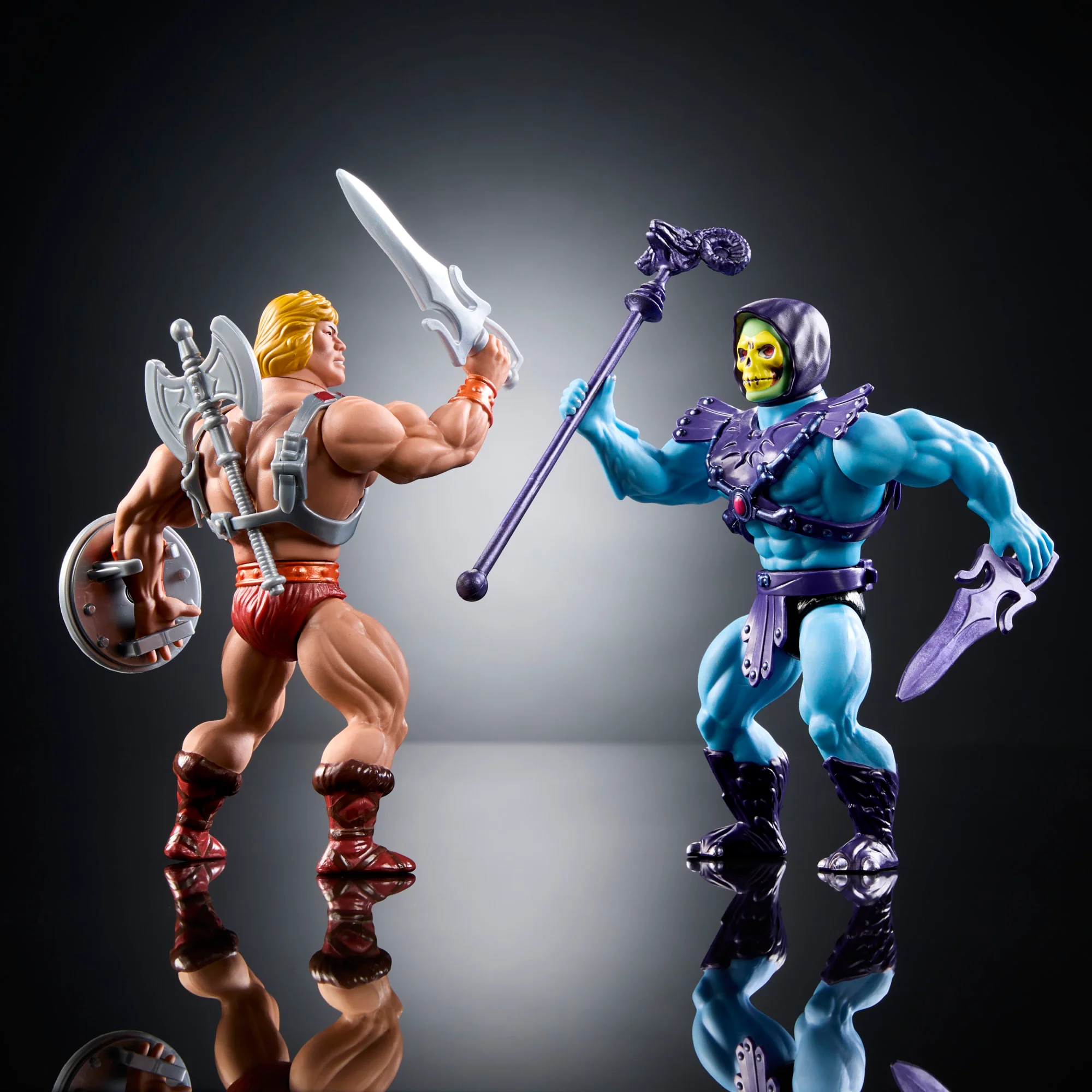 Masters Of The Universe Origins Schlagkräftiger He-Man Und Skeletor Im Retro-Look, 80. Jubiläum Von Mattel - Image 5
