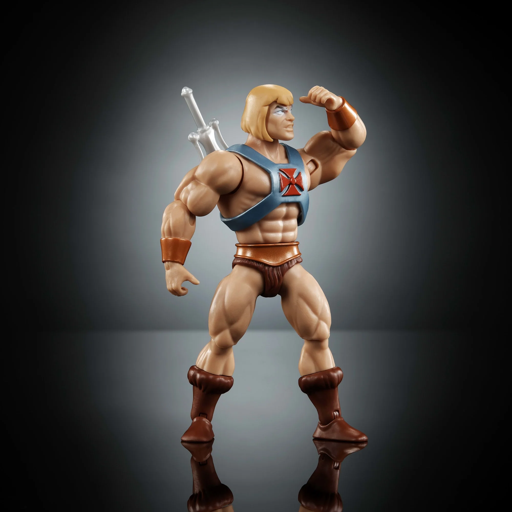 Masters Of The Universe Origins Cartoon Collection Faker 5.5-Inch Action Figure Toy, 1980 TV He-Man - Image 3